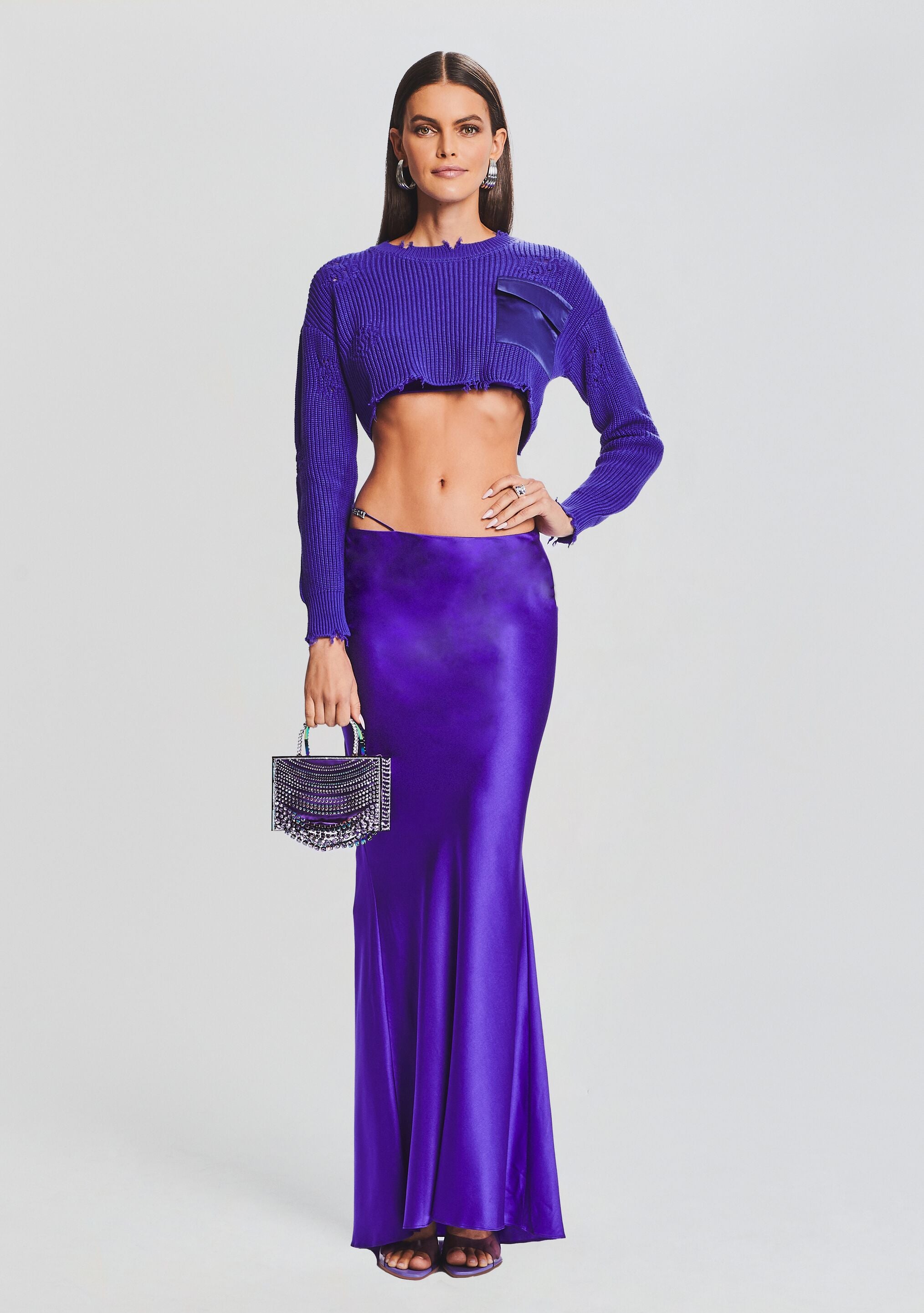 Cropped Devin Sweater-Sunny Prom