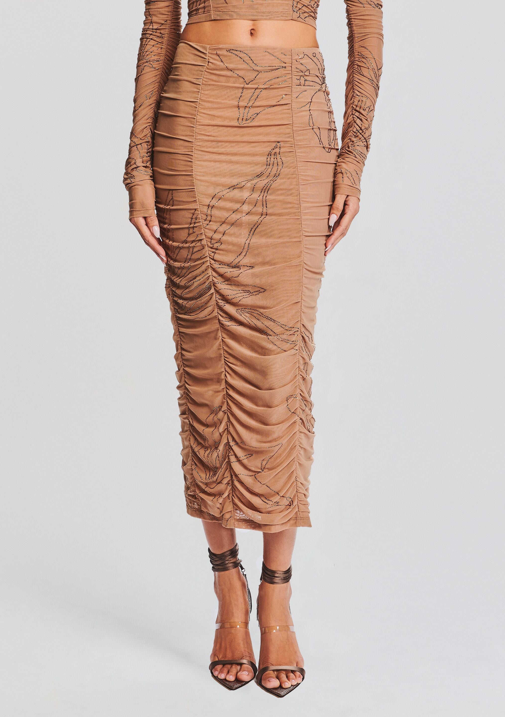 Dream Midi Skirt-Sunny Prom