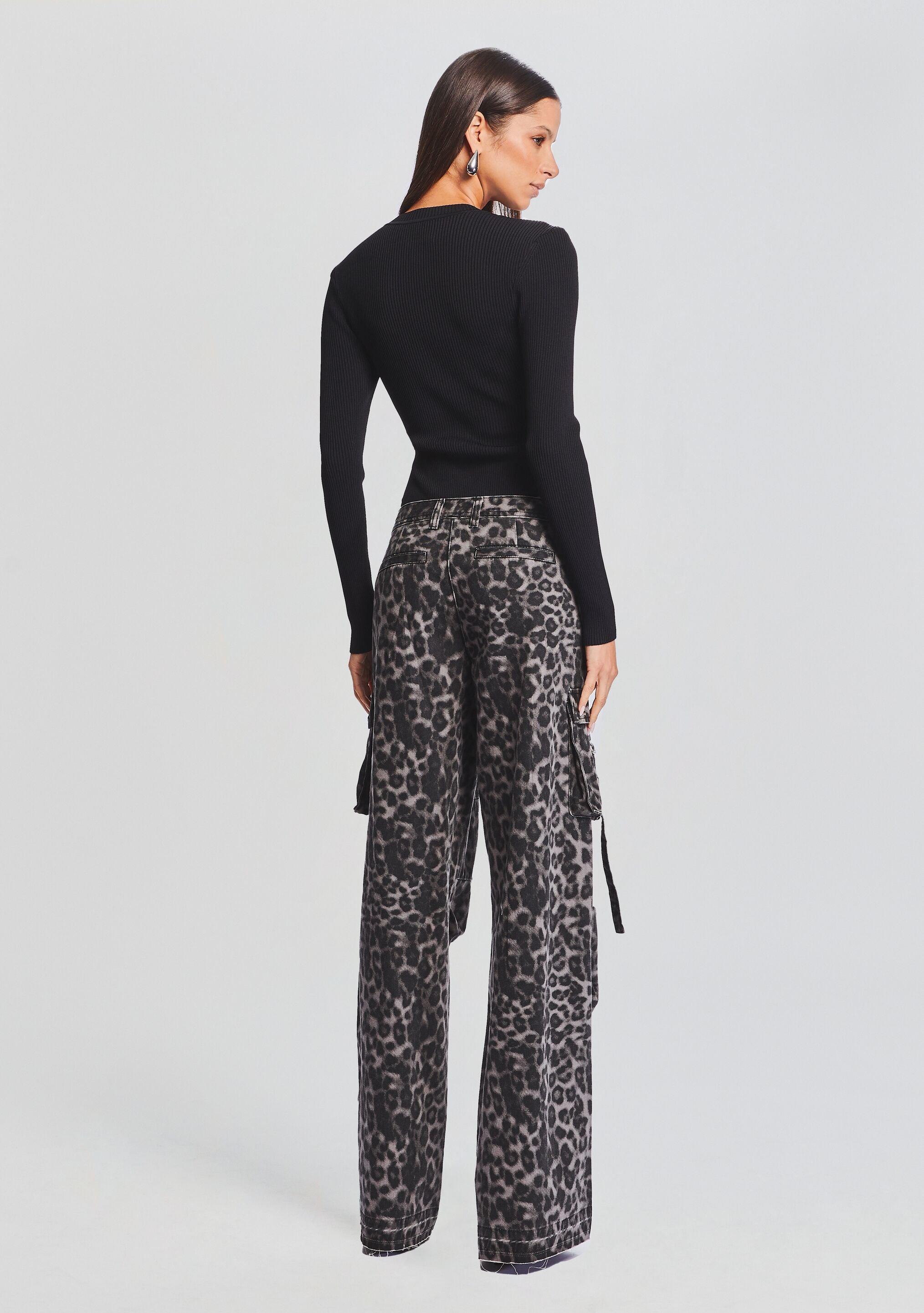 Geo Rib Knit Bodysuit-Sunny Prom