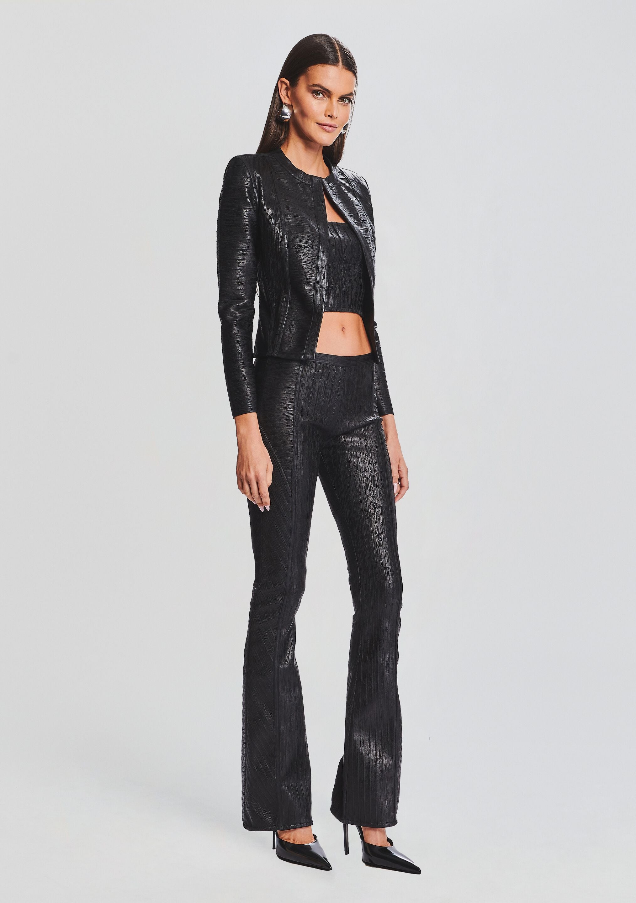 Mae Coated Knit Cardigan-Sunny Prom