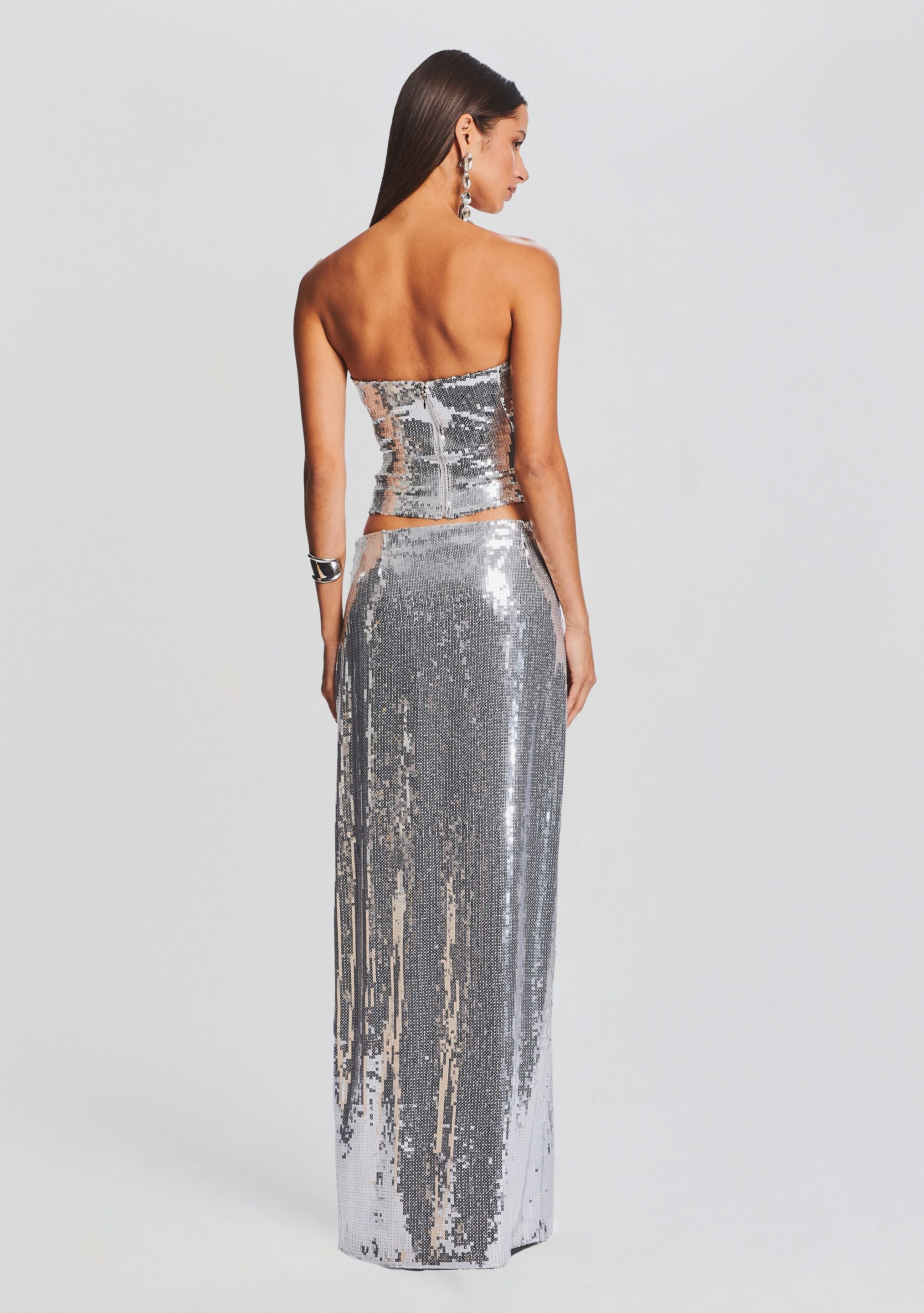 Oren Sequin Bustier-Sunny Prom