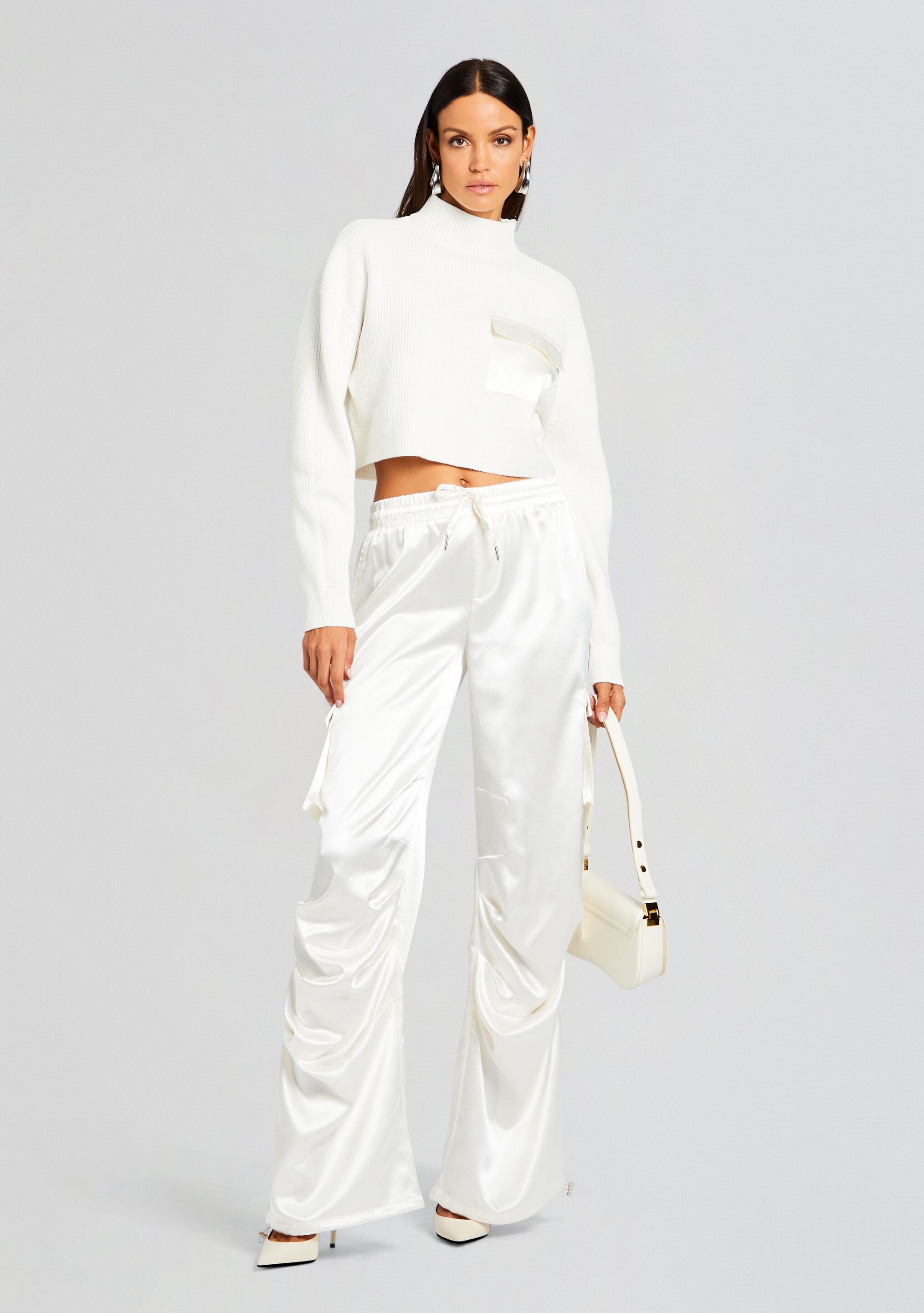 Donna Mid Cropped Sweater-Sunny Prom
