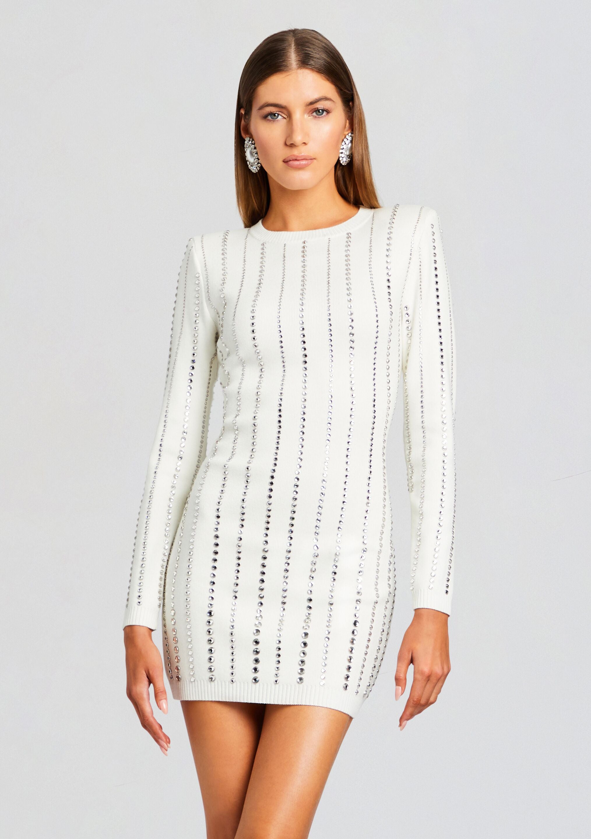 Virginia Embellished Knit Dress-Sunny Prom
