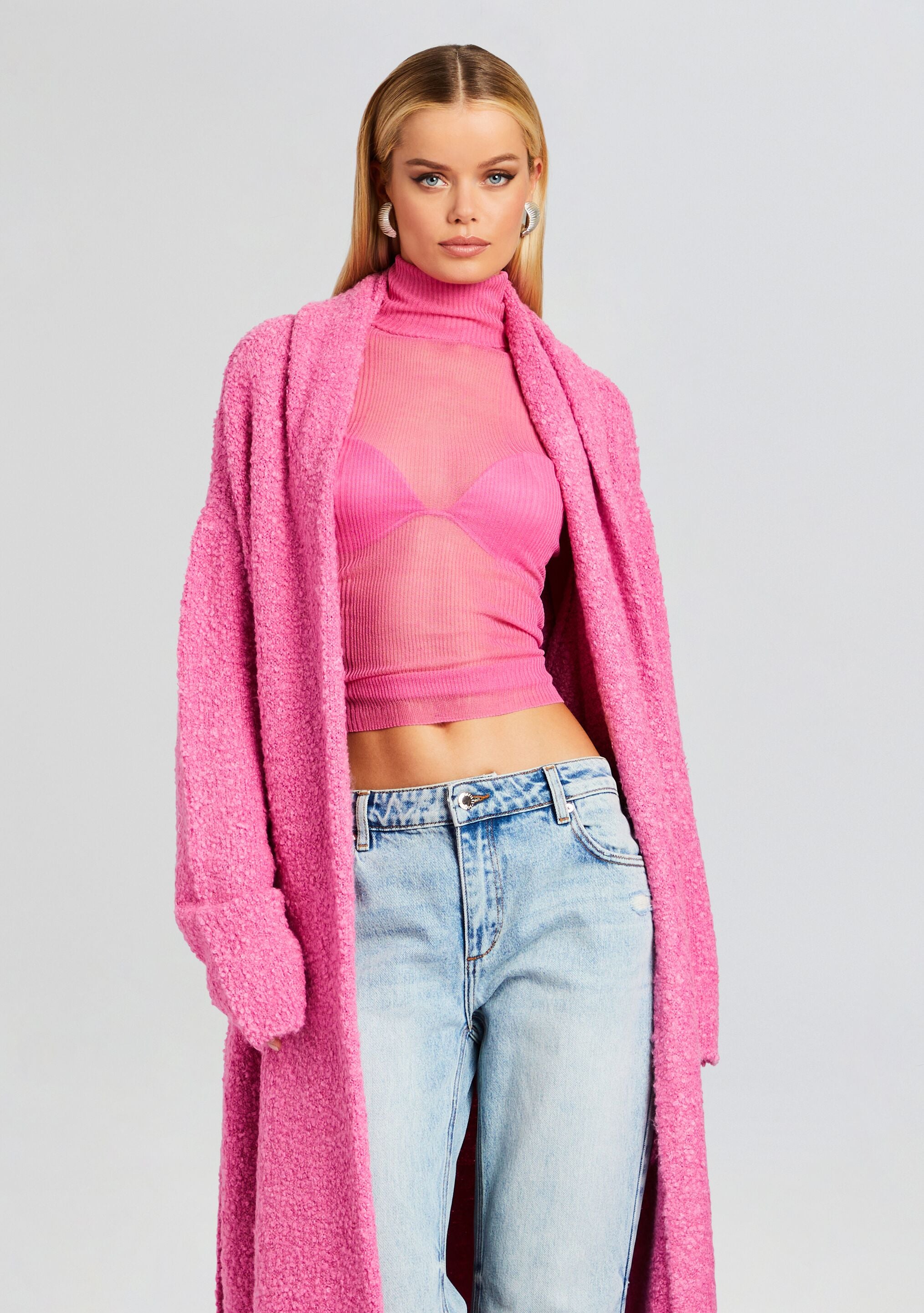 Reed Boucle Cardigan-Sunny Prom