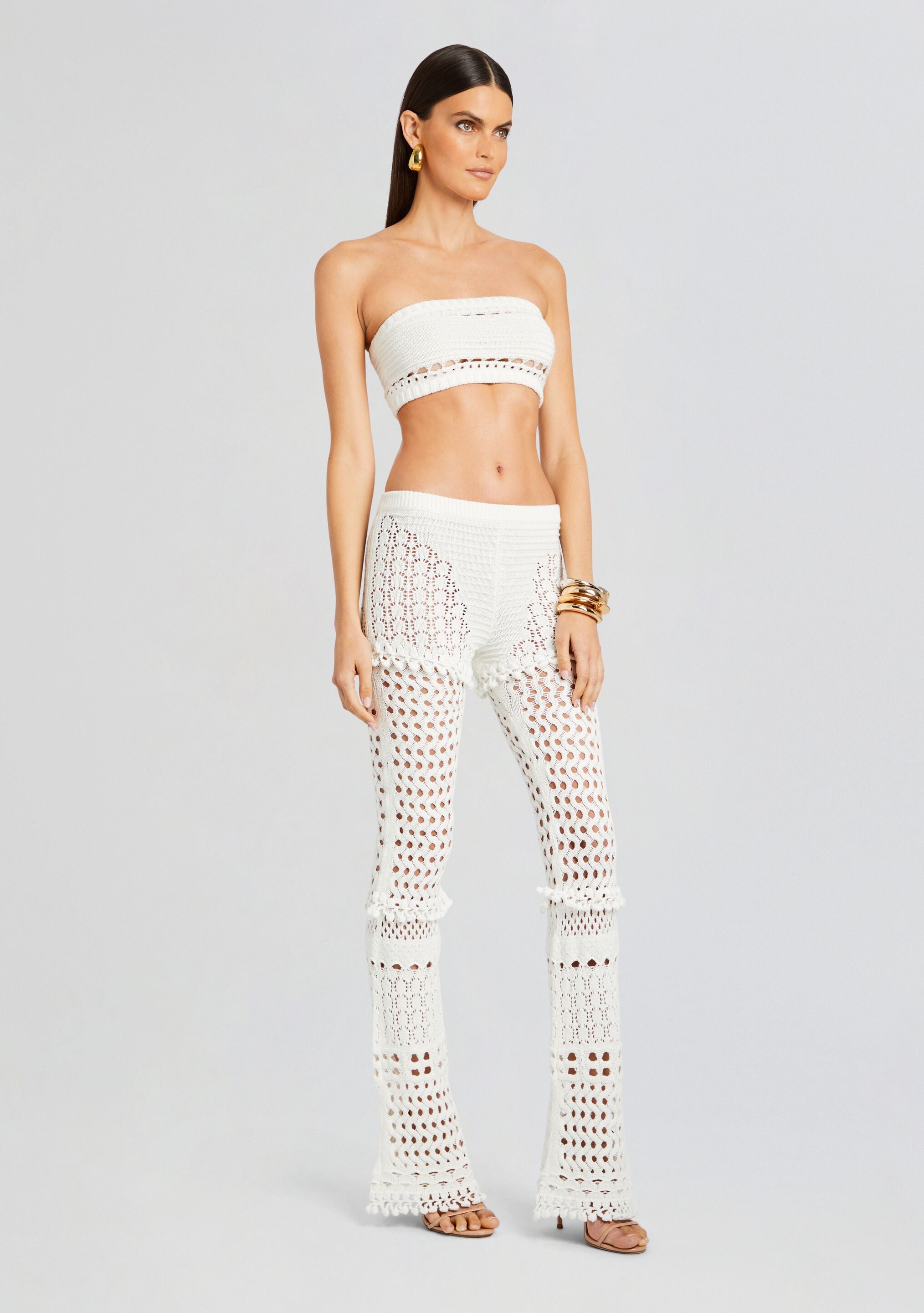 Kyla Knit Crochet Pant-Sunny Prom