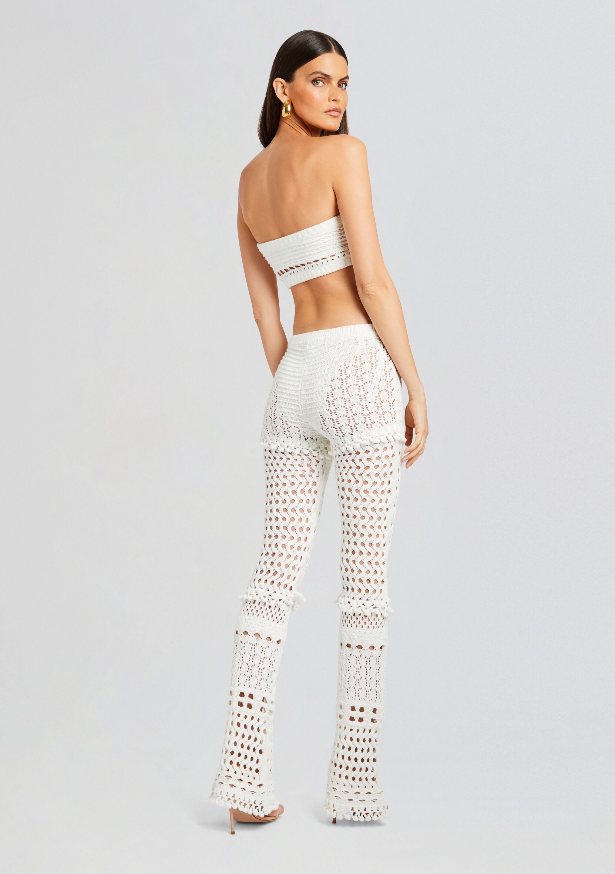 Kyla Knit Crochet Pant-Sunny Prom