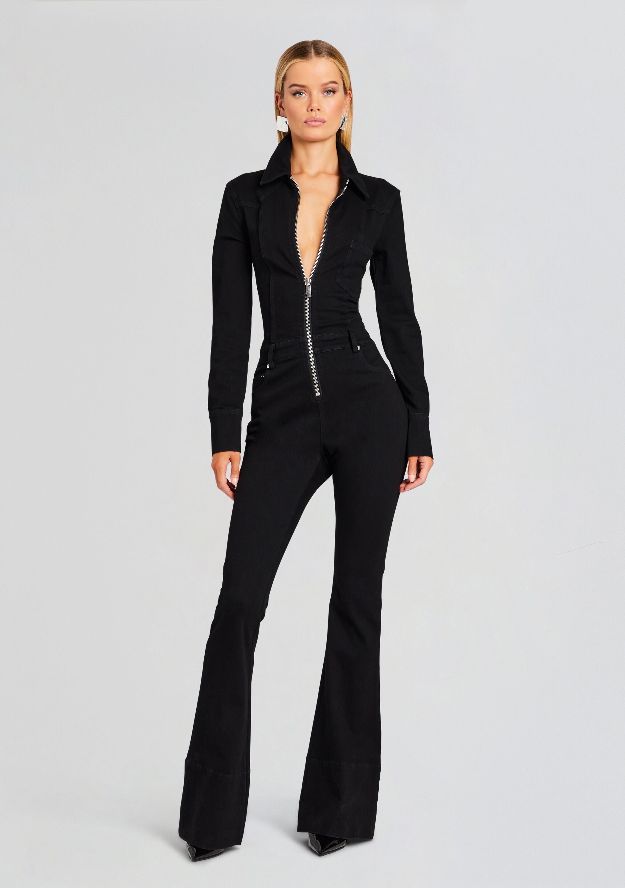 Deedee Denim Jumpsuit-Sunny Prom