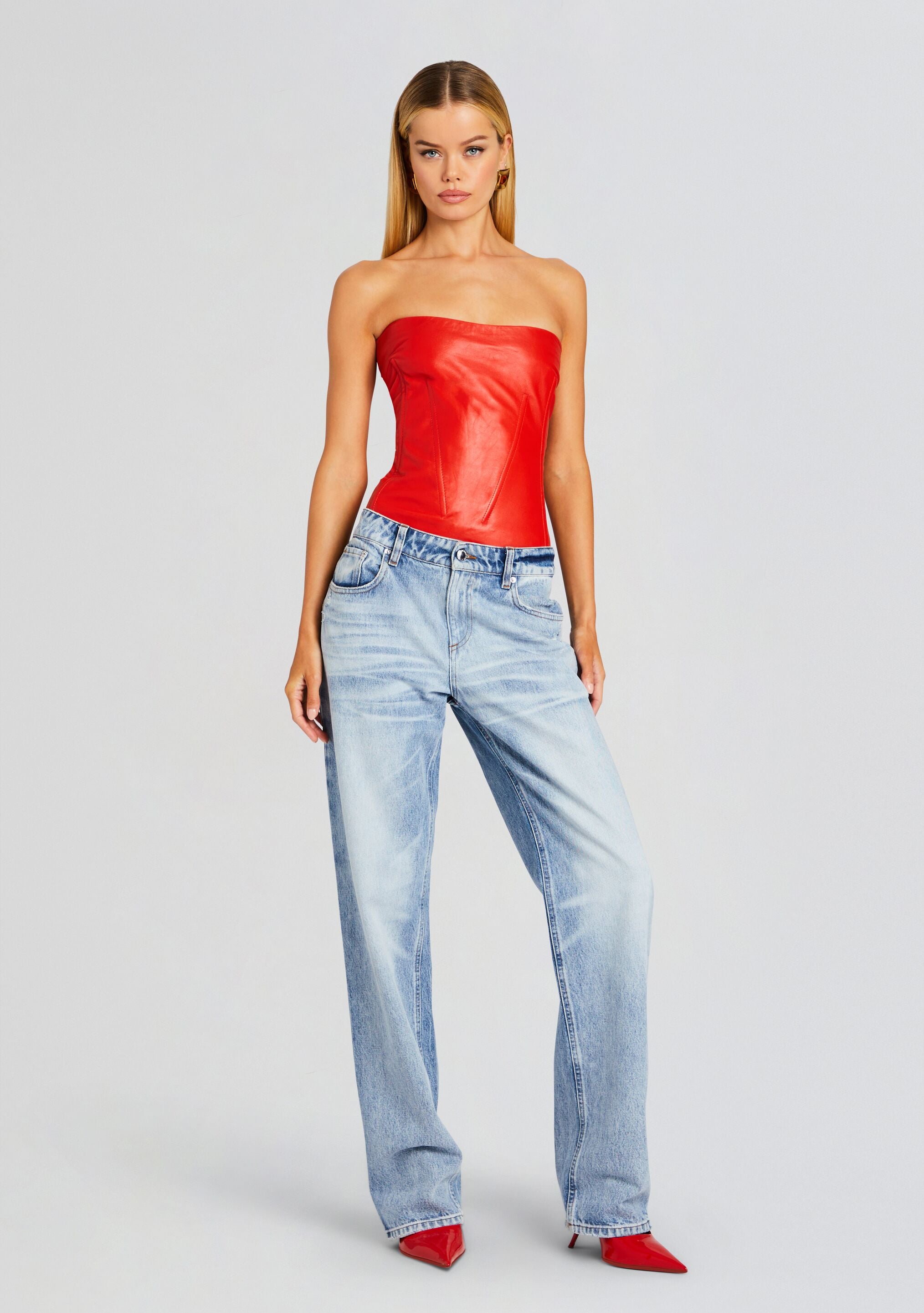 Veda Leather Top-Sunny Prom