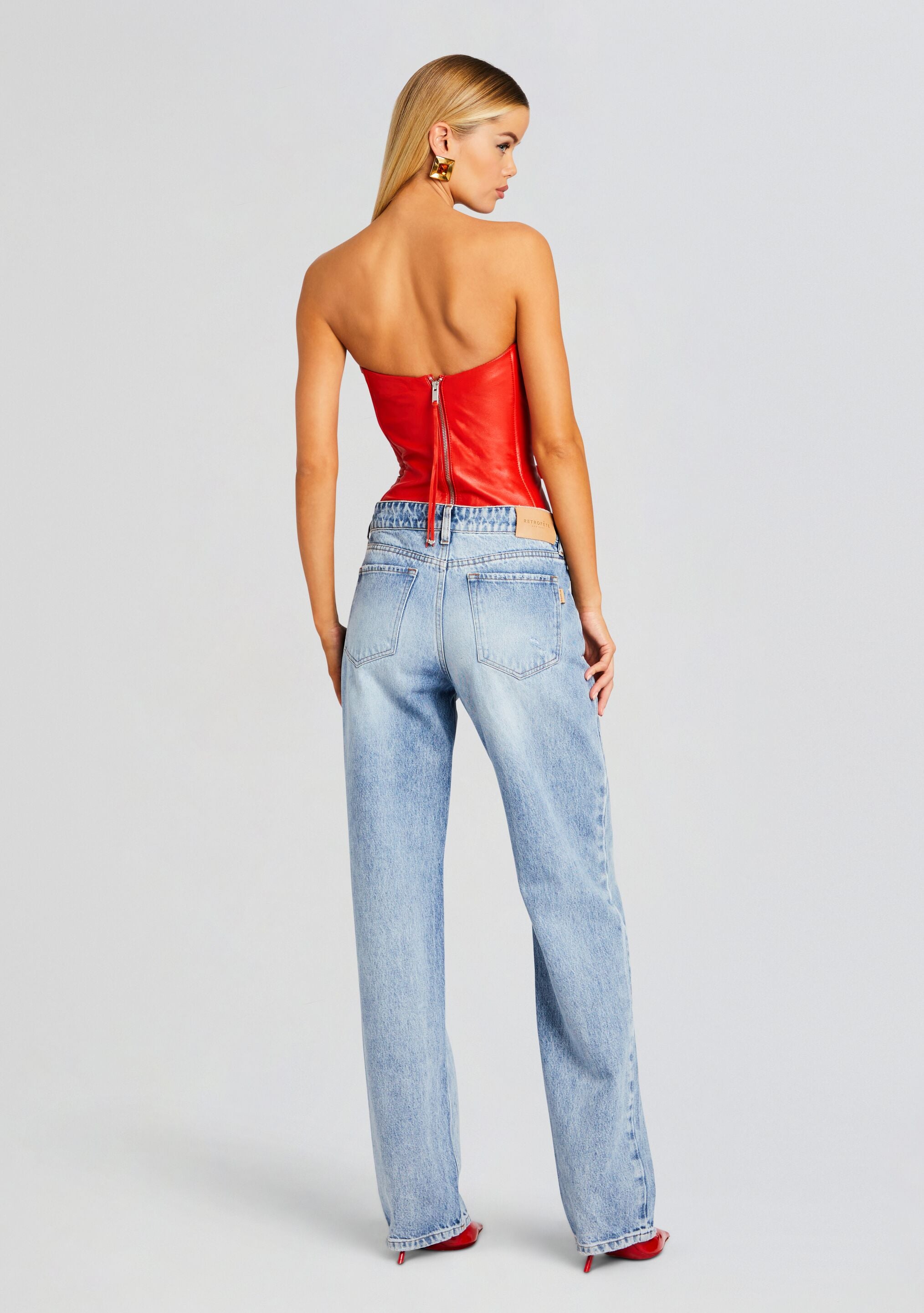 Veda Leather Top-Sunny Prom