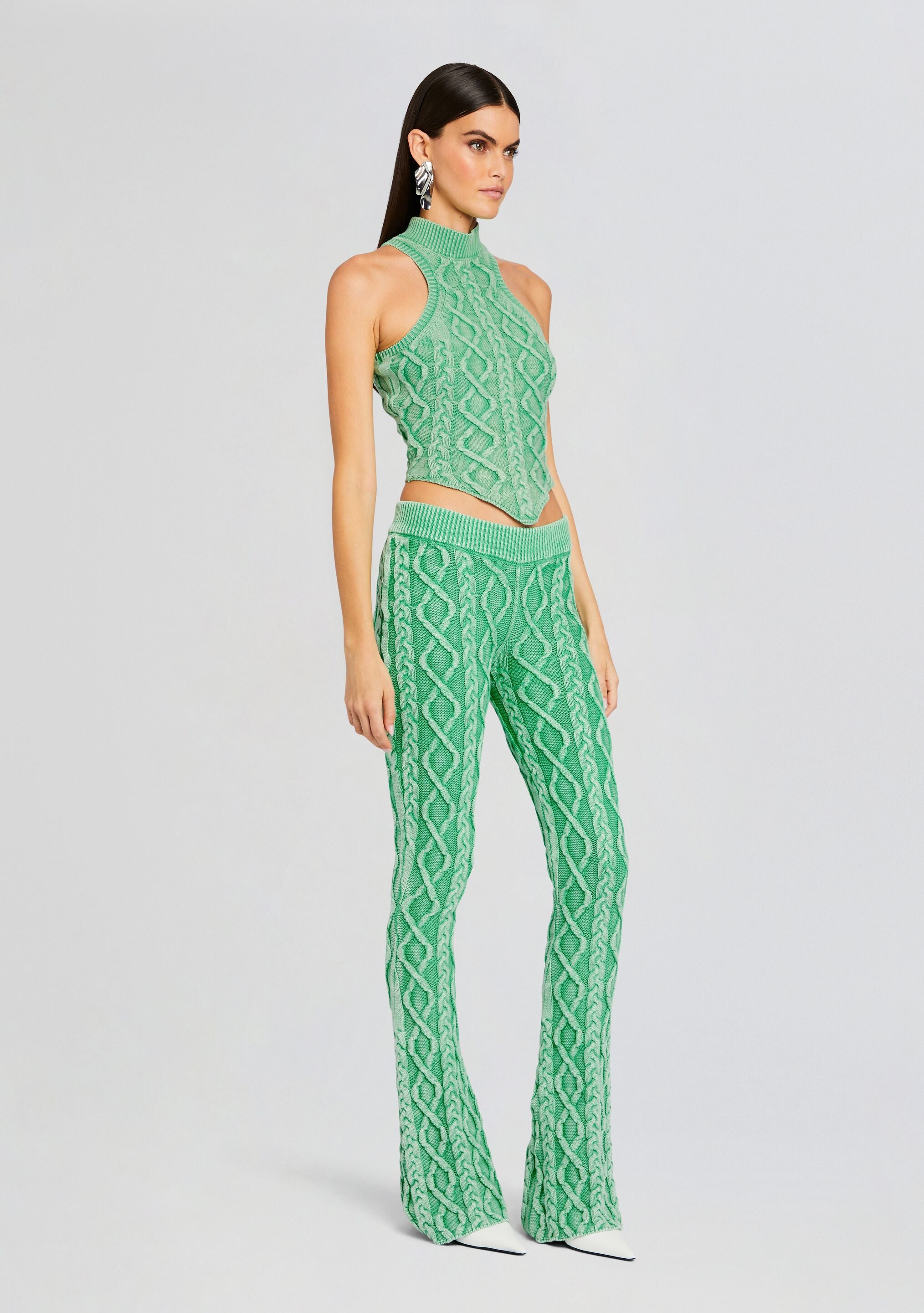 Kitt Cable Knit Pant-Sunny Prom