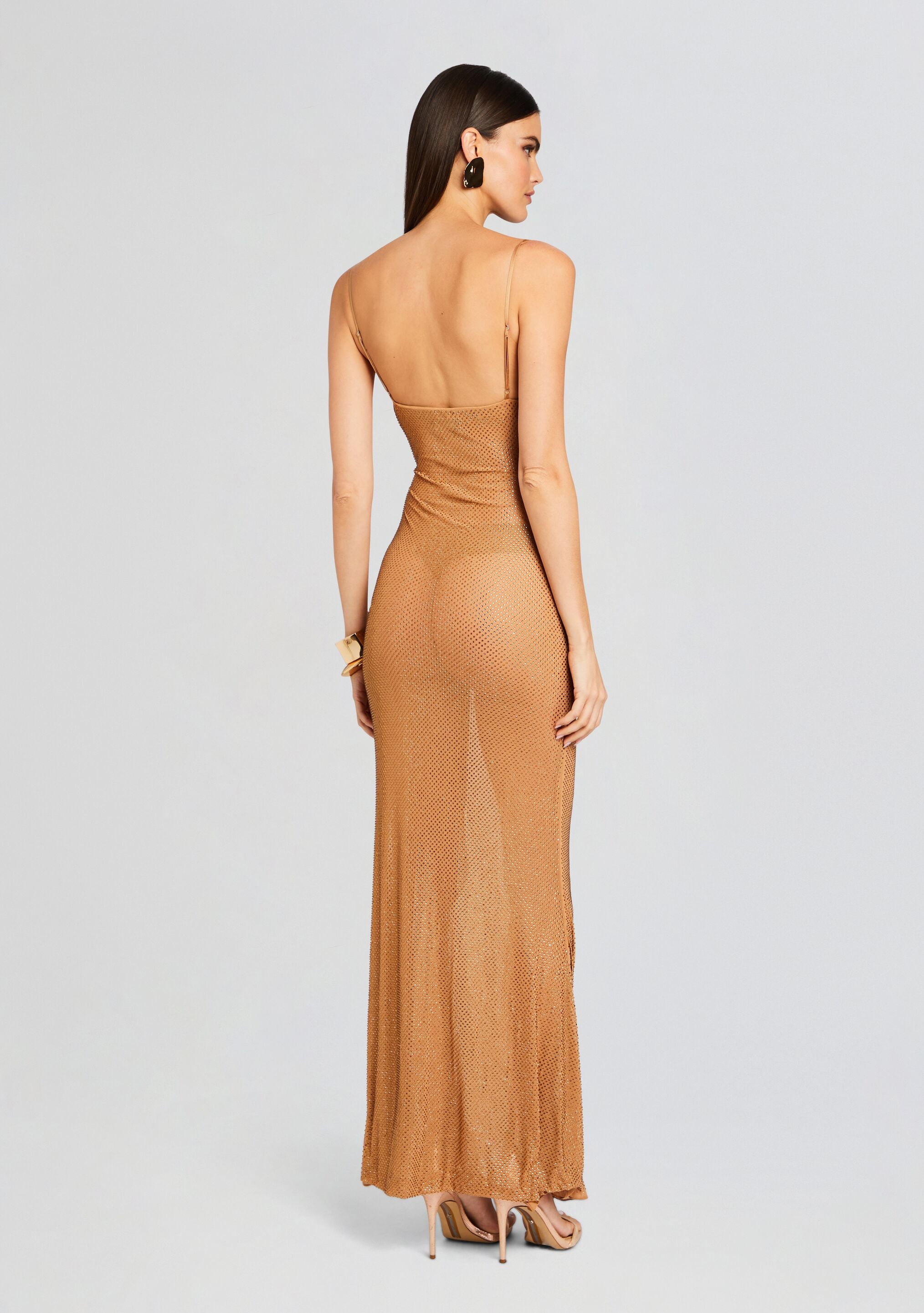 Shilo Embellished Silk Dress-Sunny Prom