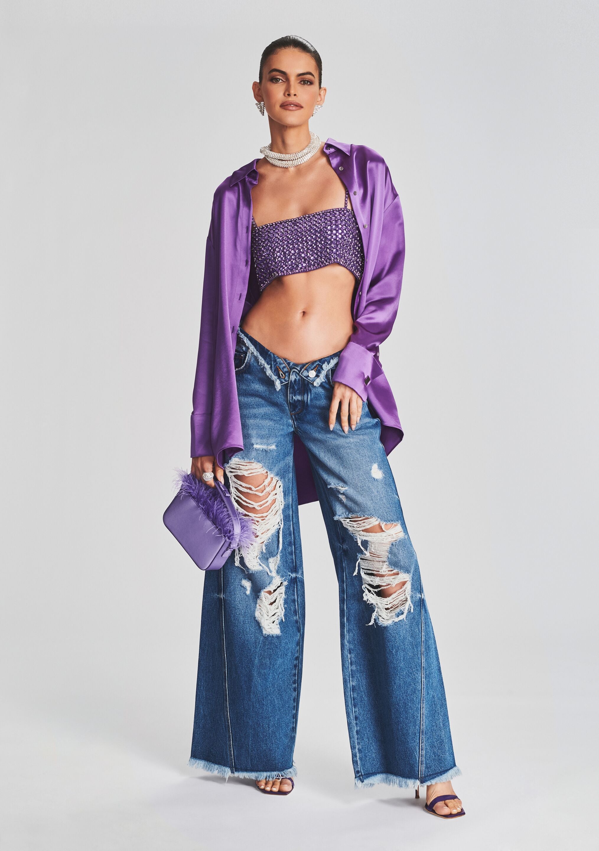 Ollie Wide Leg Jean-Sunny Prom
