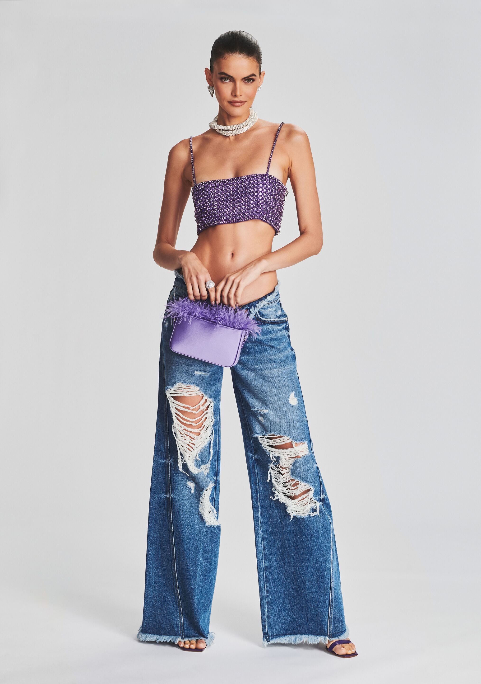 Ollie Wide Leg Jean-Sunny Prom