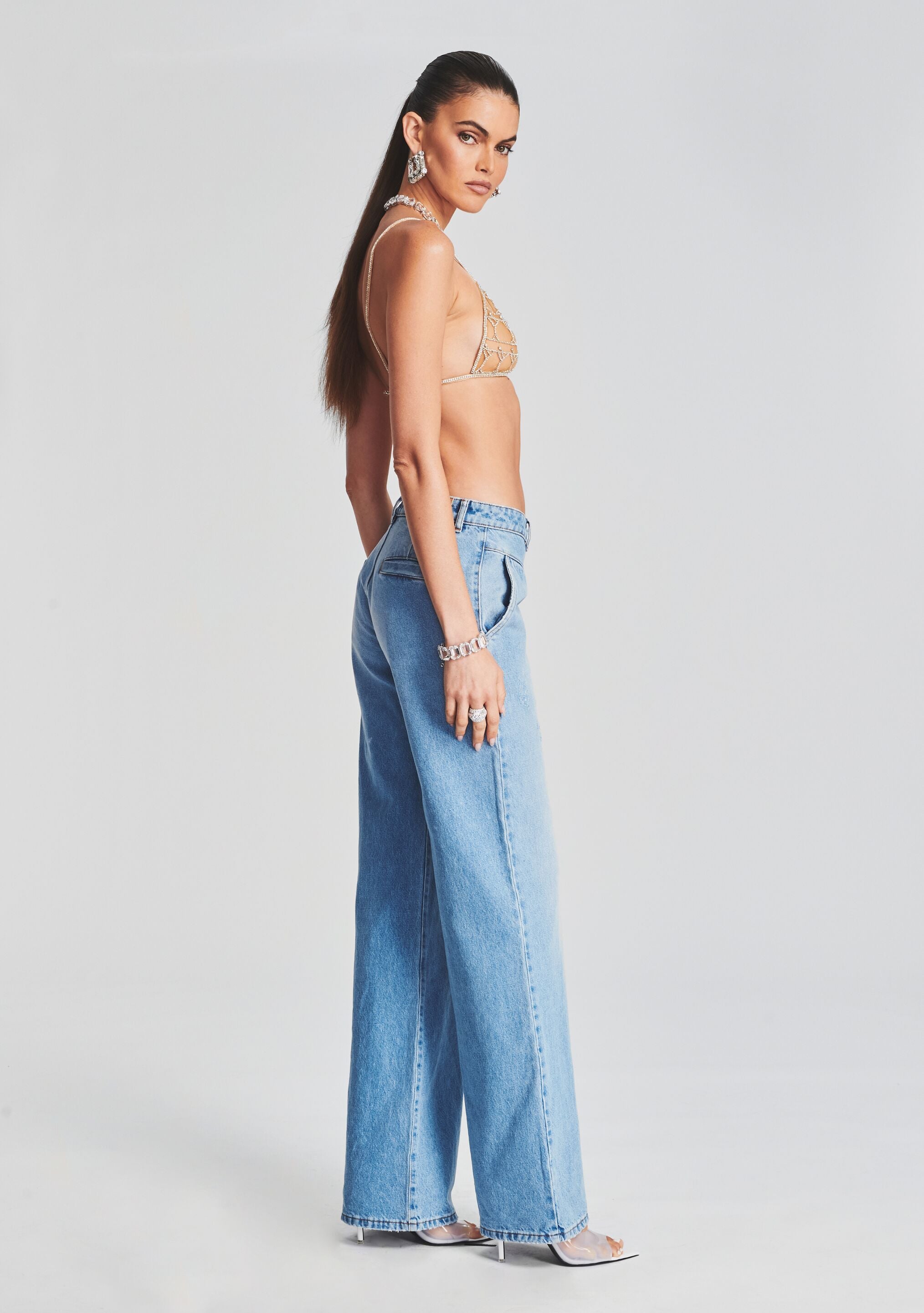 Ingrid Mid Rise Jean-Sunny Prom