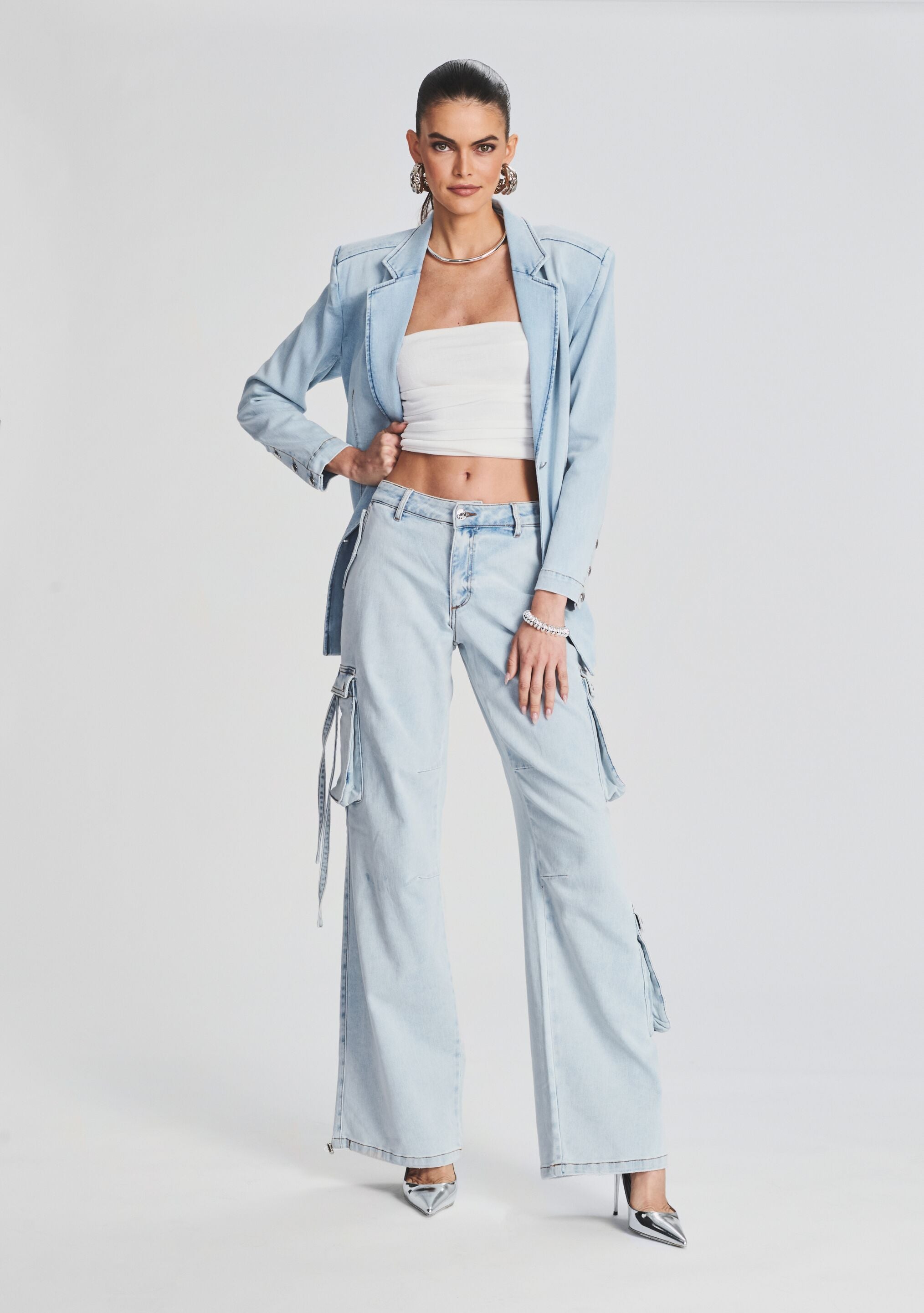 Beckett Denim Blazer-Sunny Prom