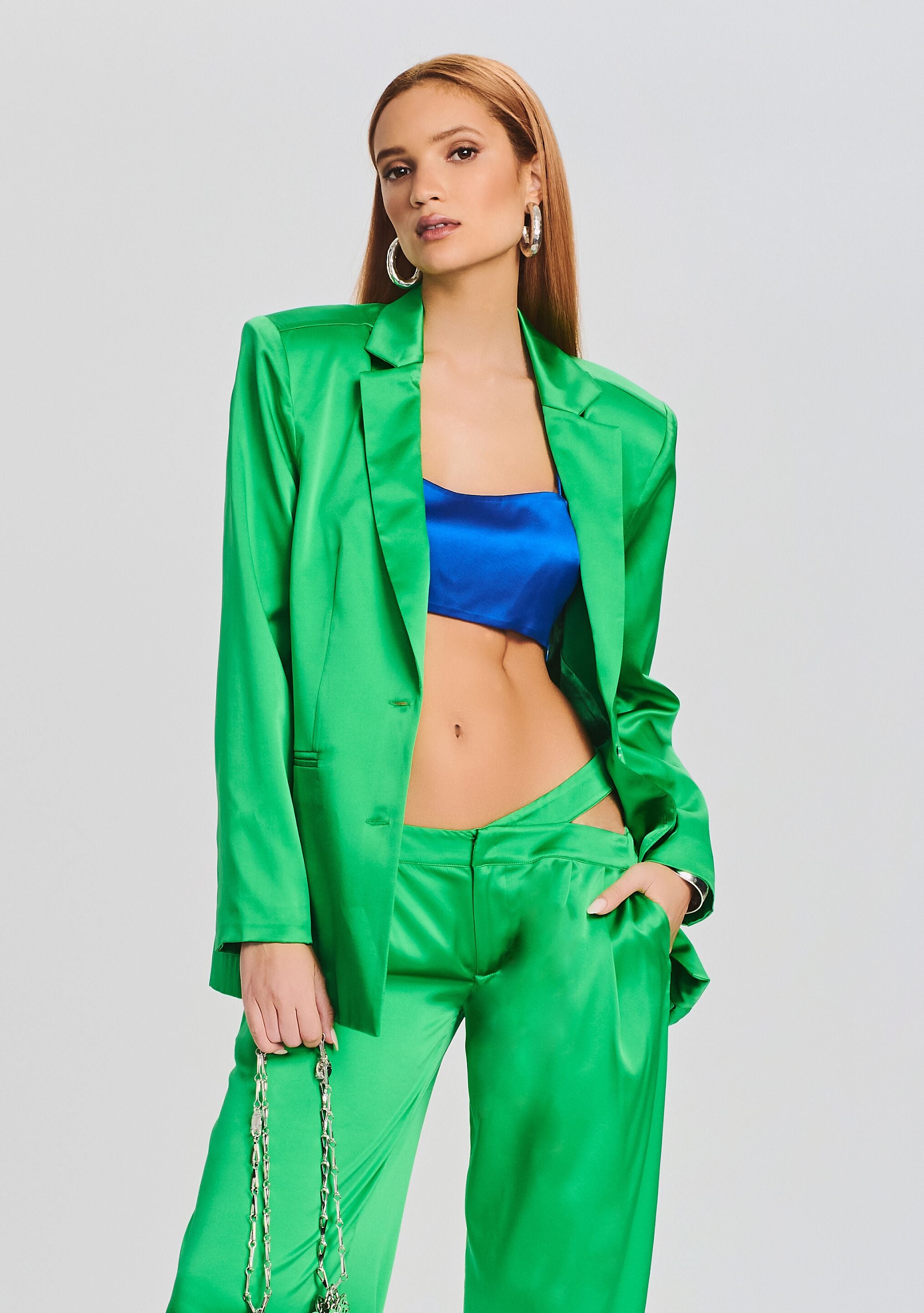 Motlee Silk Blazer-Sunny Prom