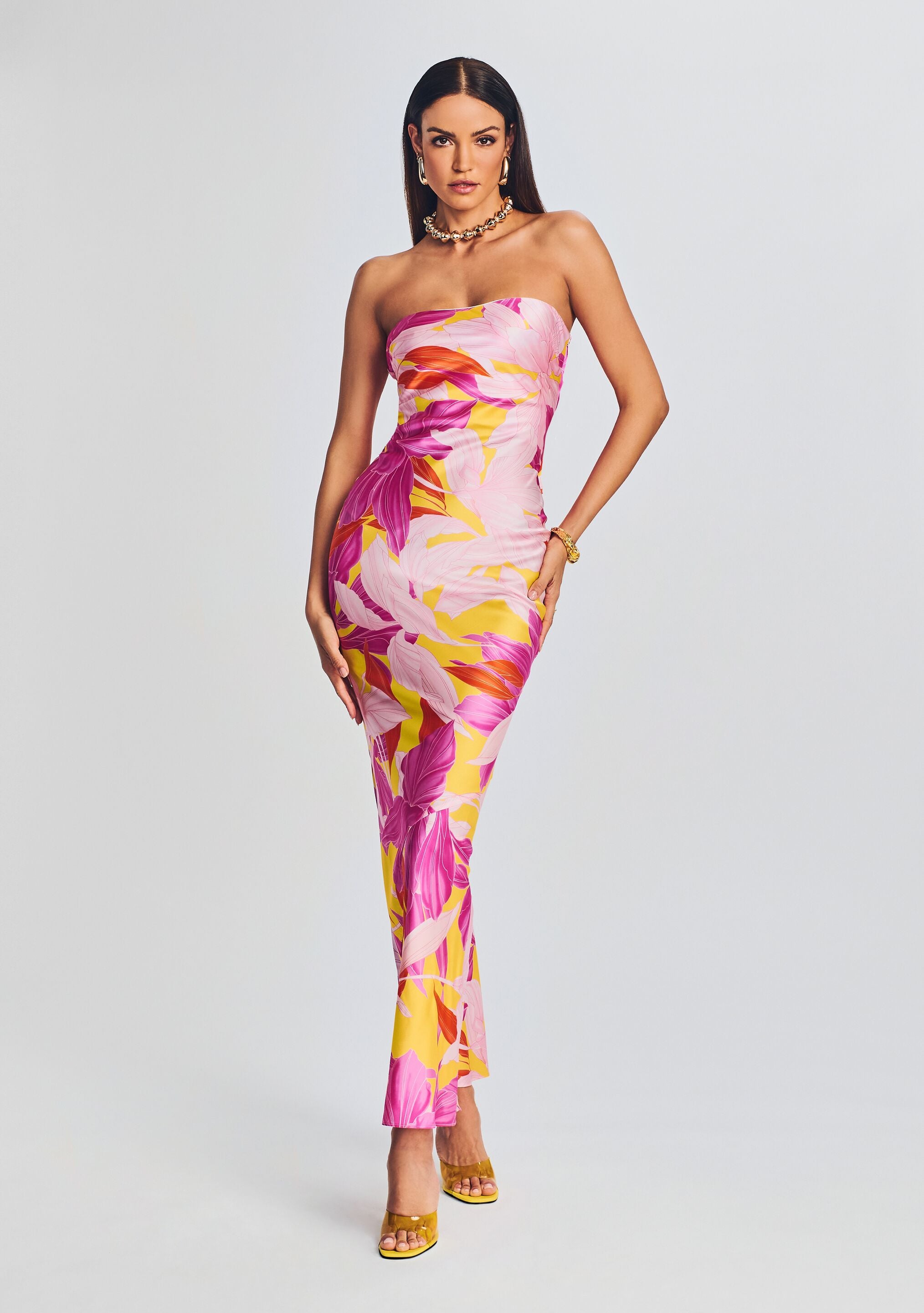 Keaton Silk Dress-Sunny Prom