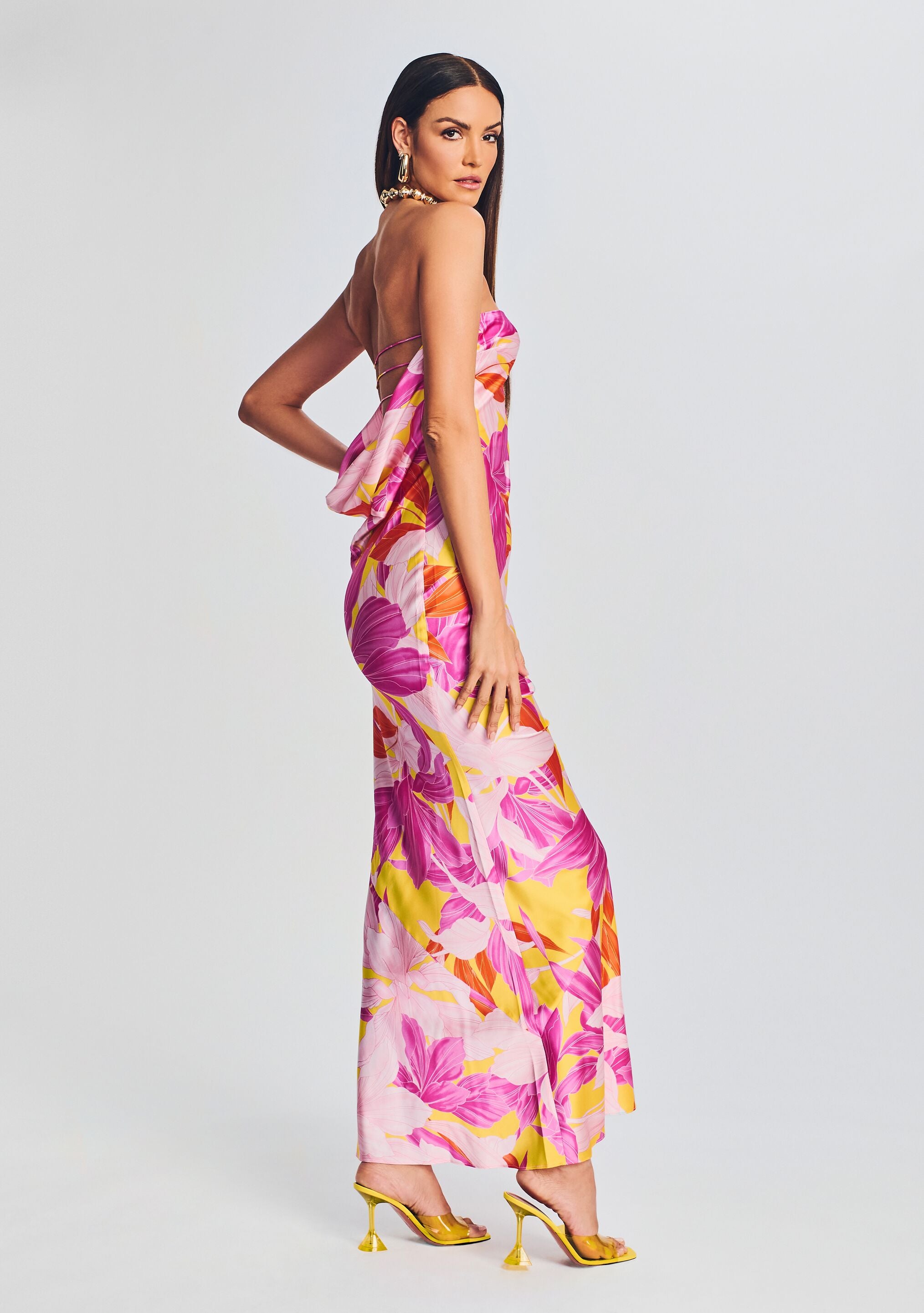 Keaton Silk Dress-Sunny Prom