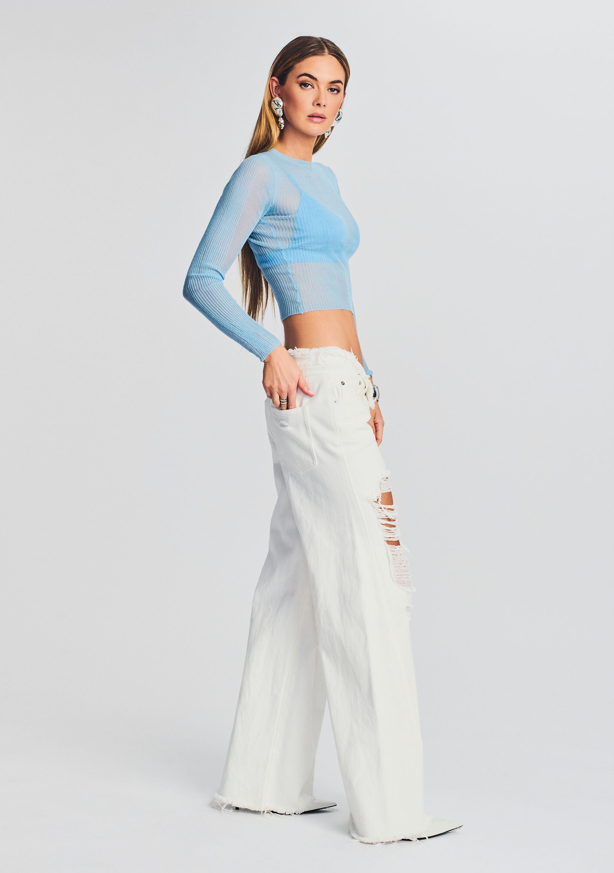 Jess Sheer Top-Sunny Prom