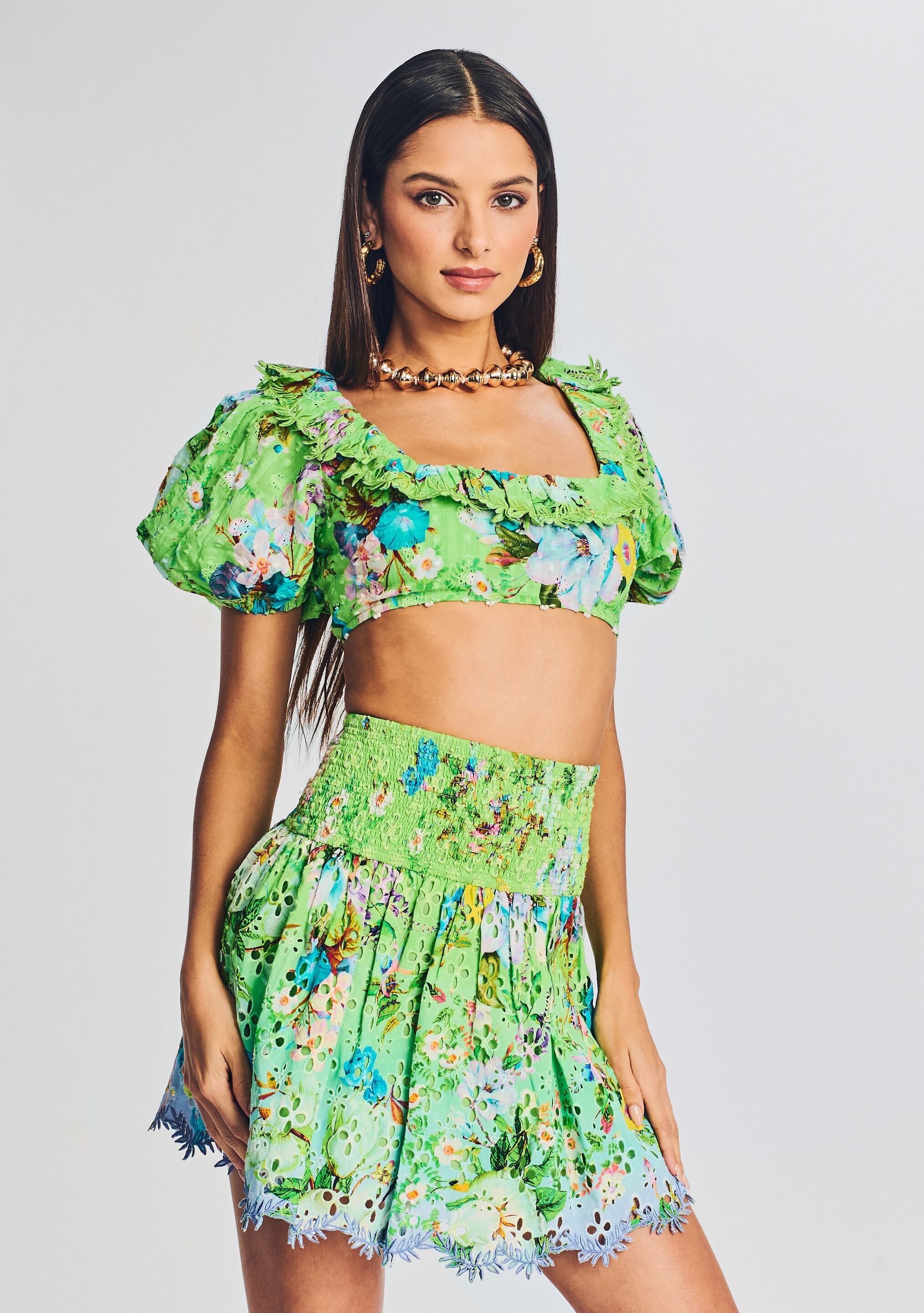 Laya Crop Top-Sunny Prom