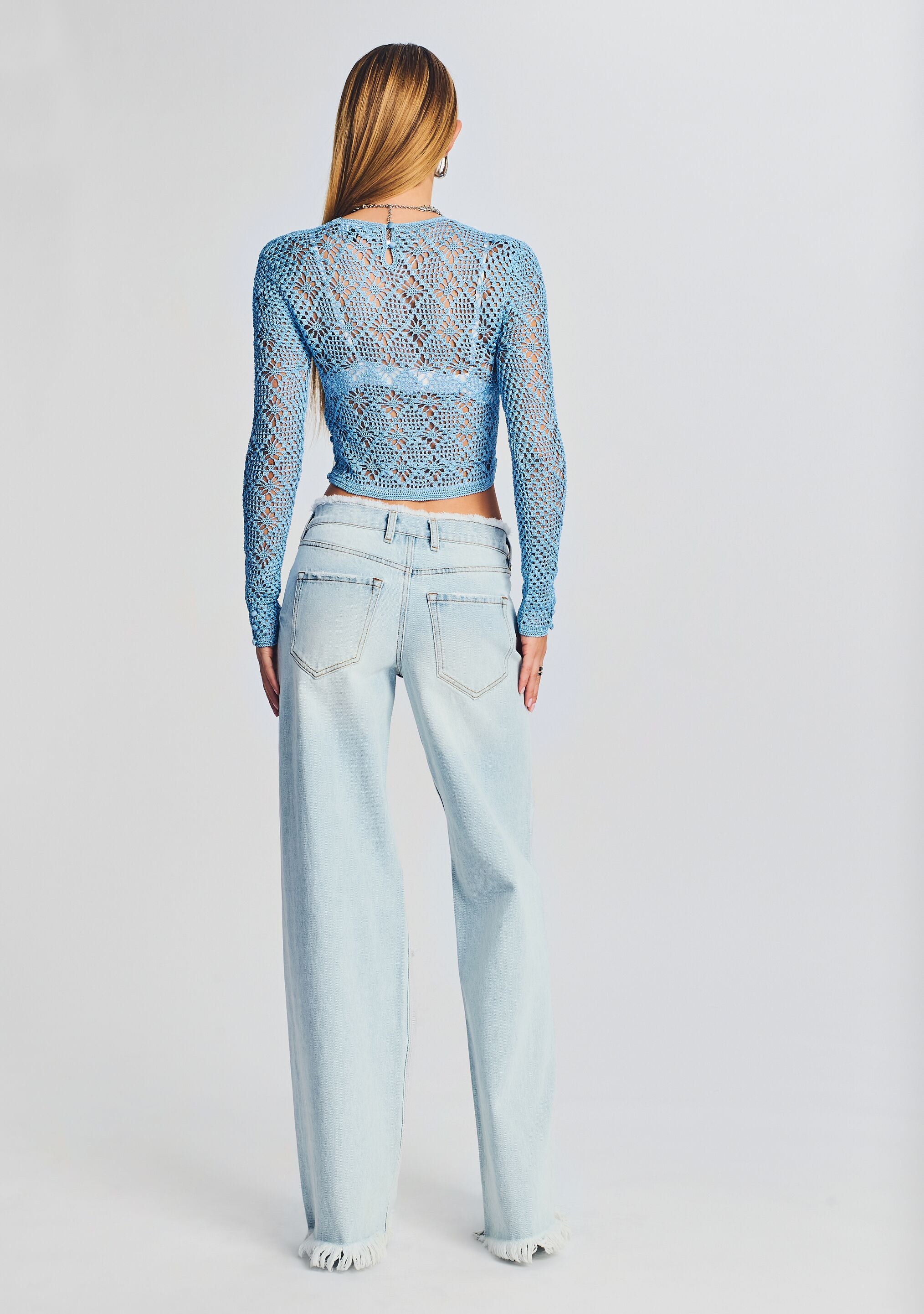 Parley Crochet Top-Sunny Prom