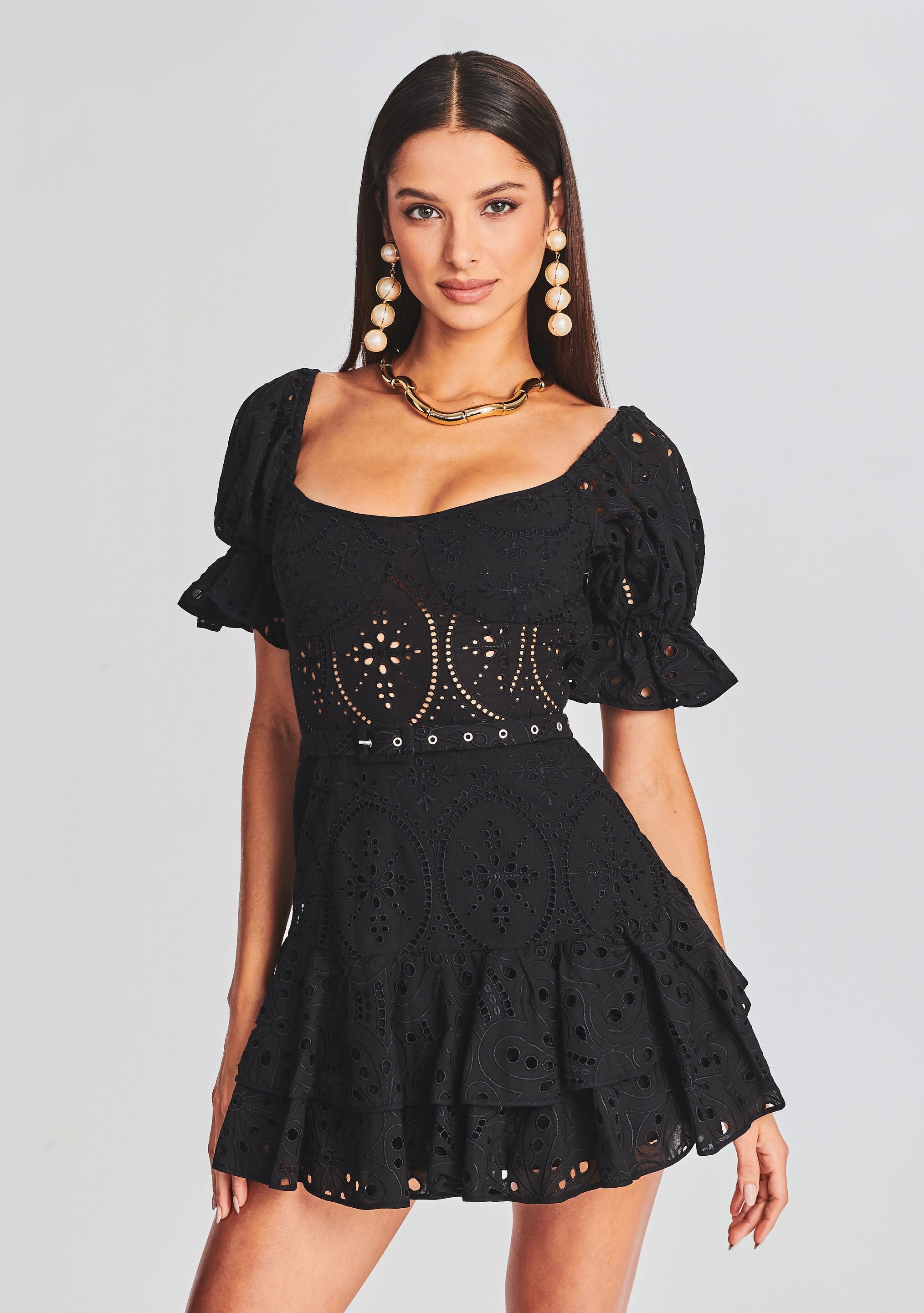 Jean Short Dress-Sunny Prom