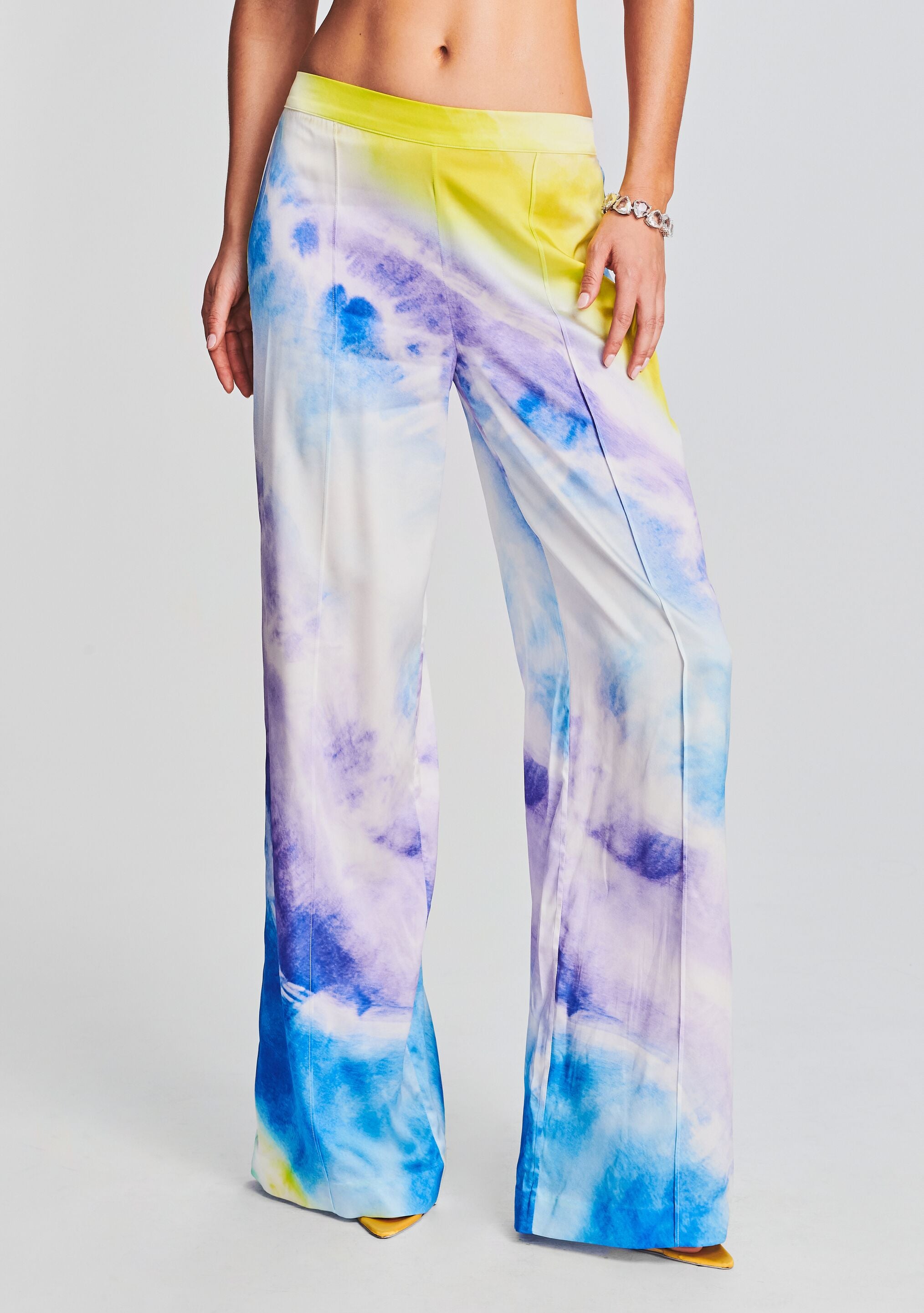 Alden Silk Chiffon Pant-Sunny Prom
