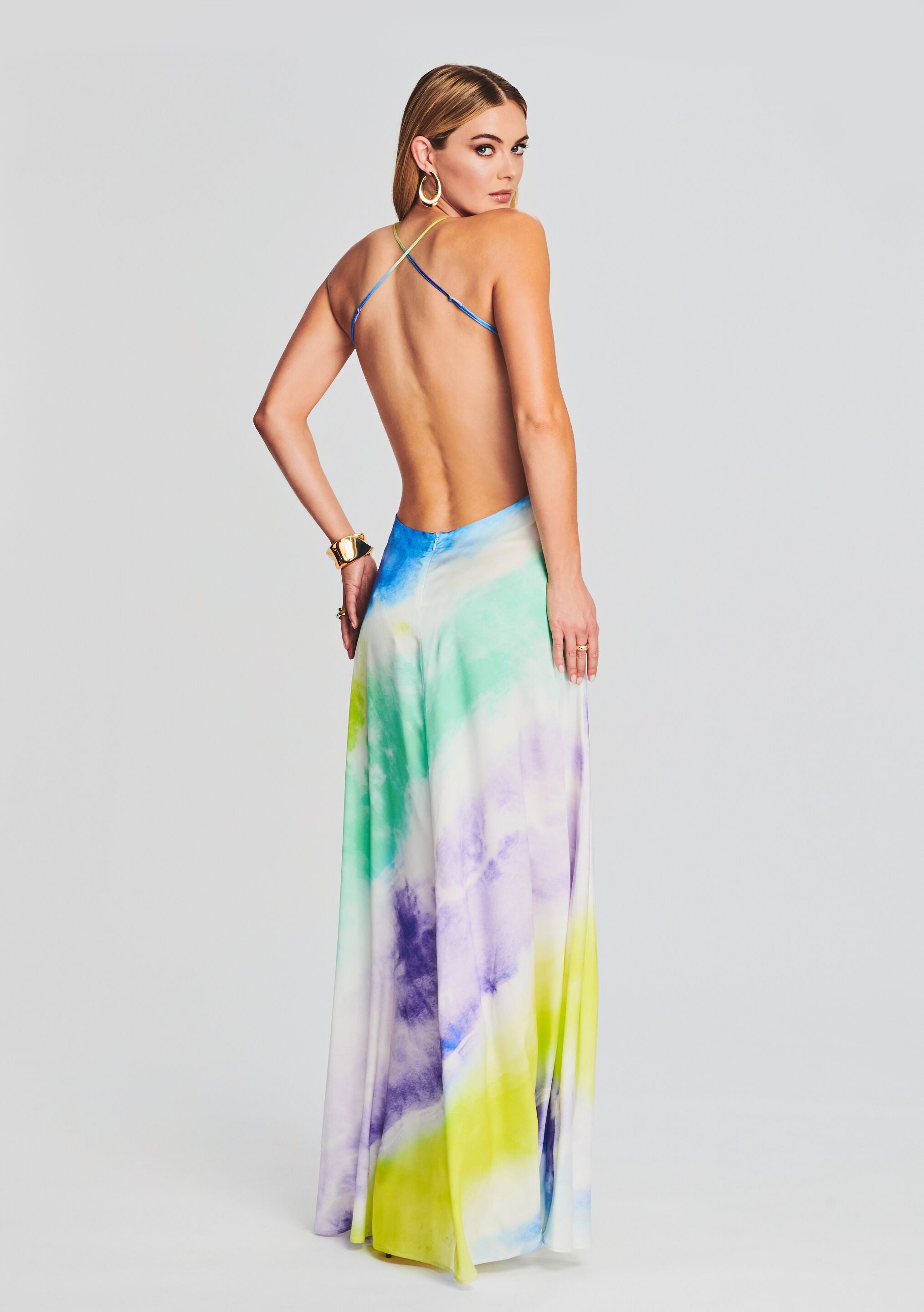 Scarlett Silk Dress-Sunny Prom