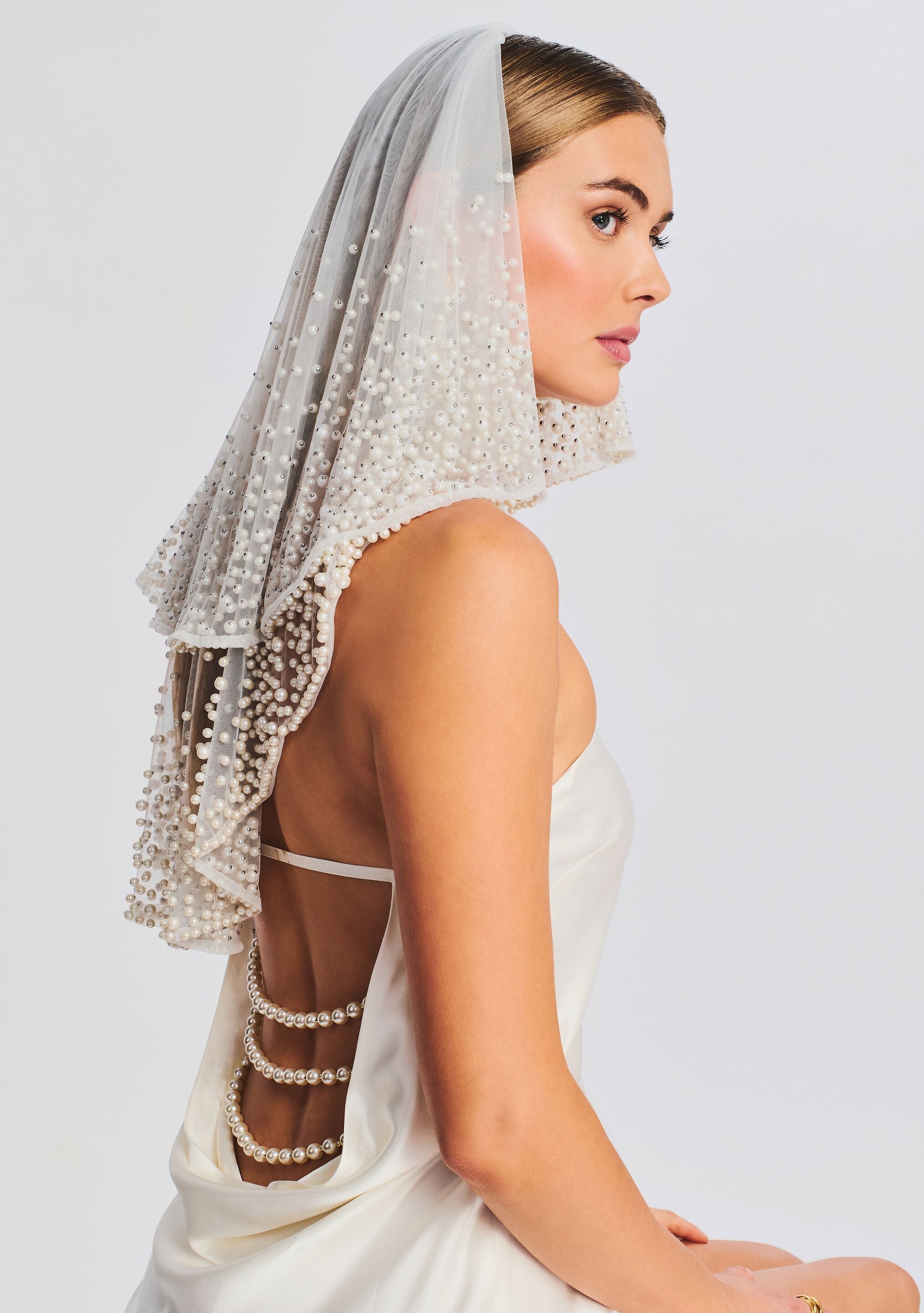 Bridgette Pearl Veil-Sunny Prom