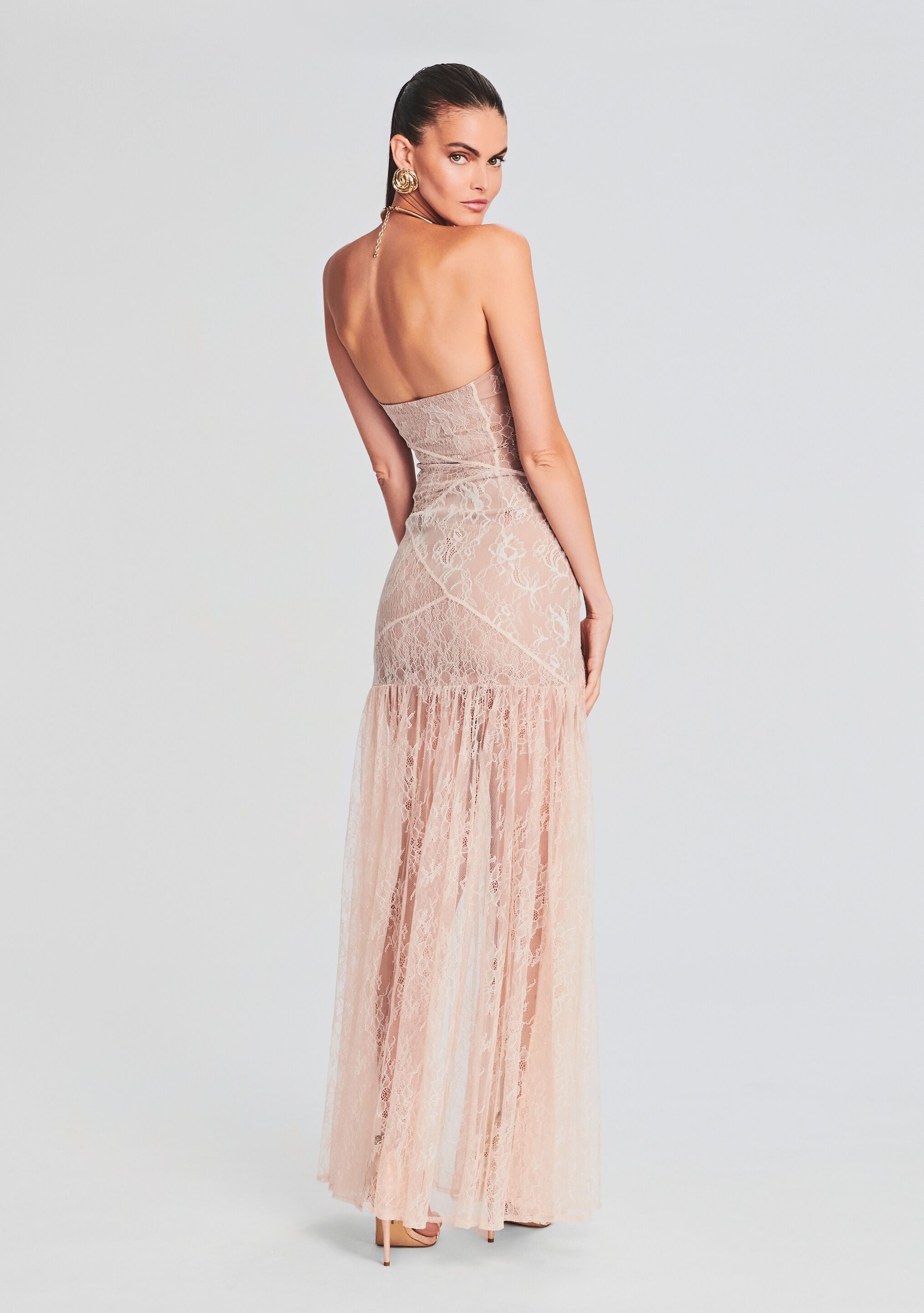 Nicole Lace Dress-Sunny Prom