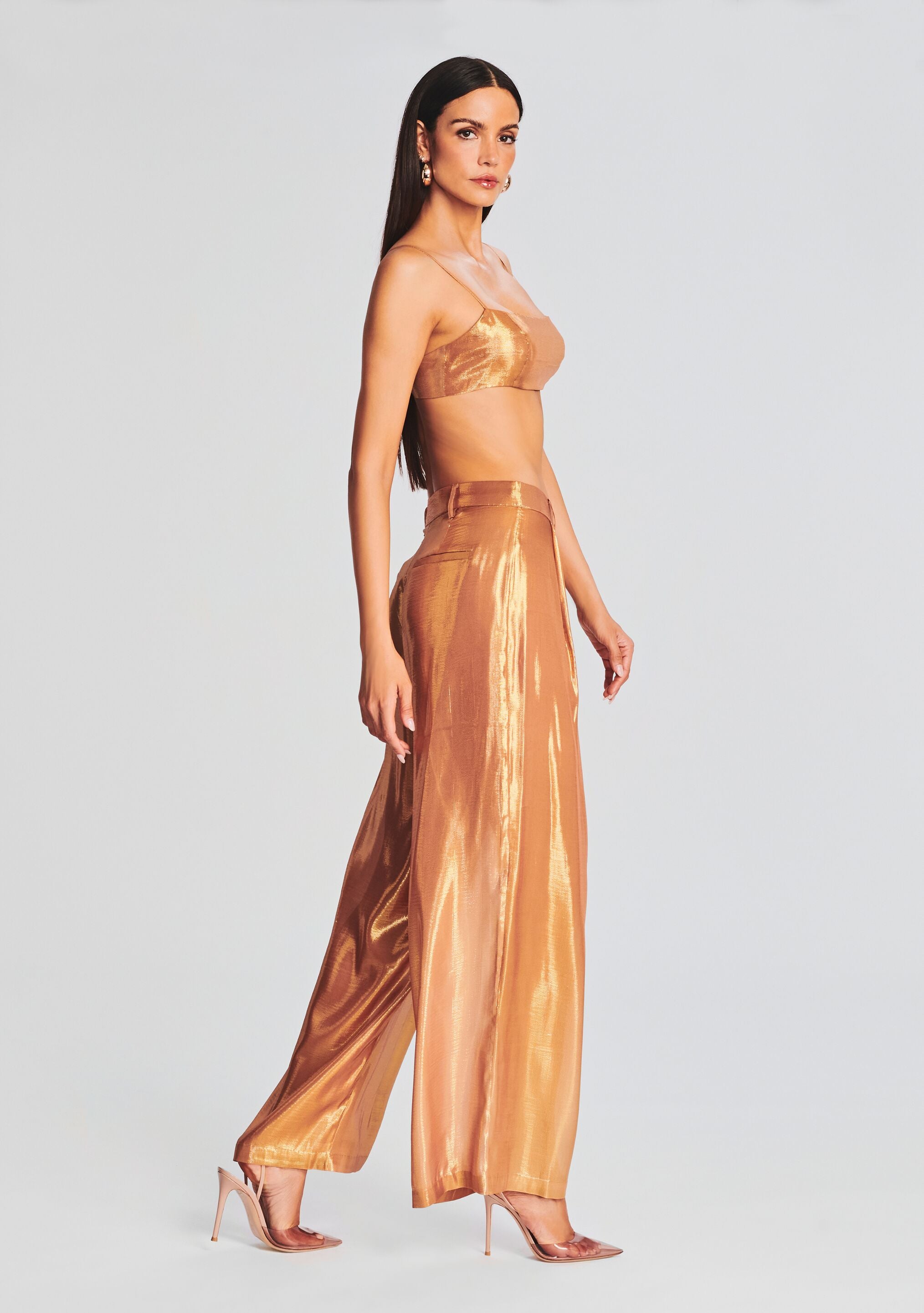 Arista Silk Chiffon Pant-Sunny Prom