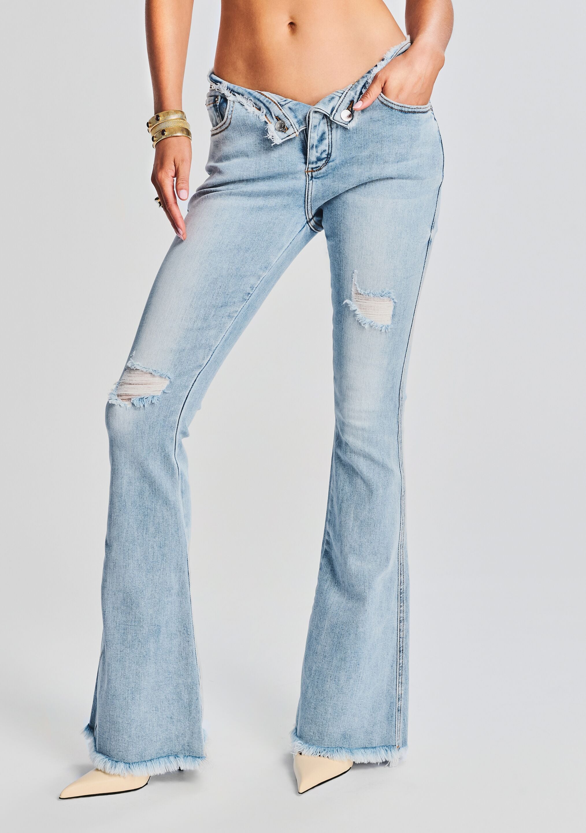Olivia Mid-Rise Jean-Sunny Prom