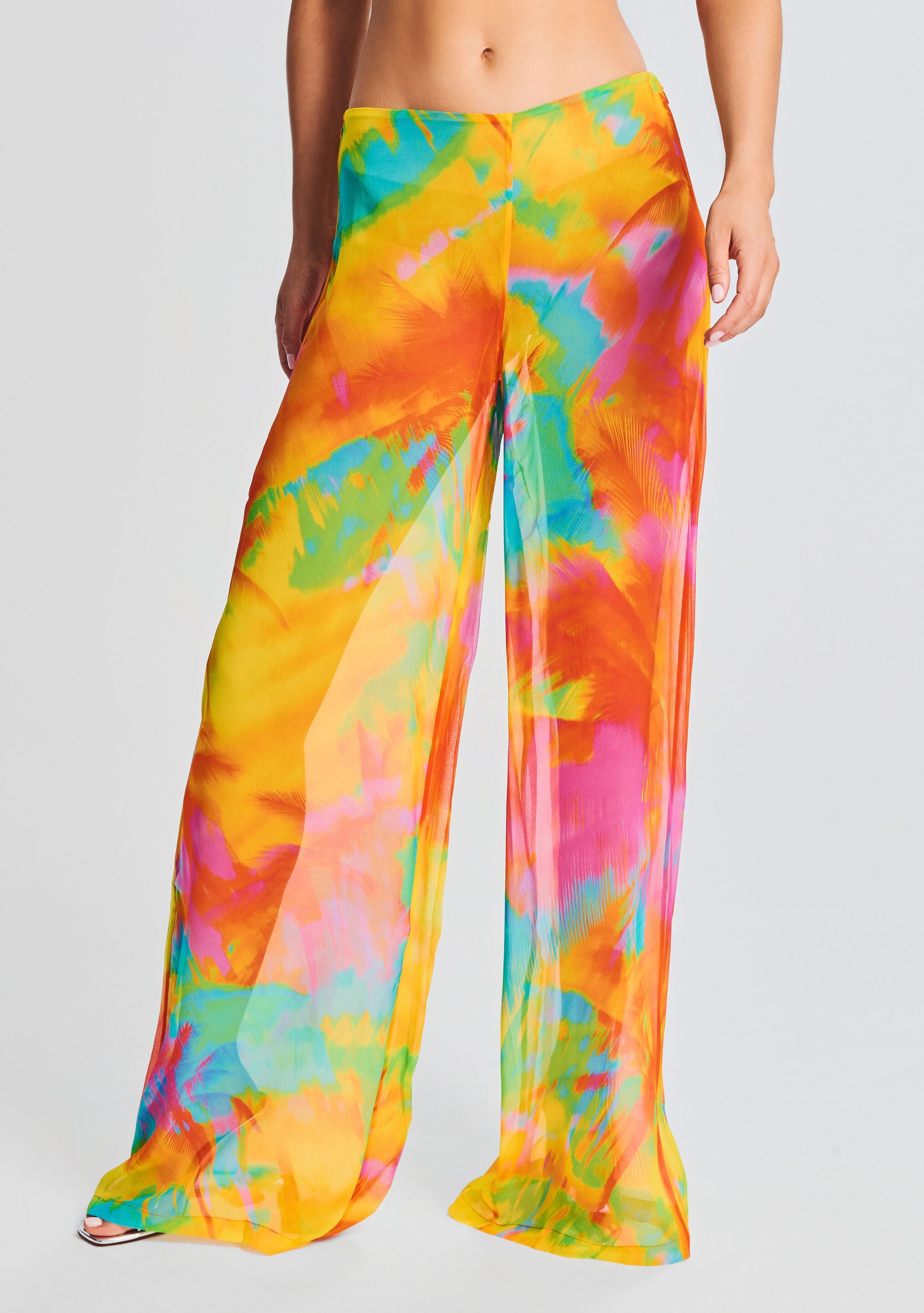Mika Silk Chiffon Pant-Sunny Prom