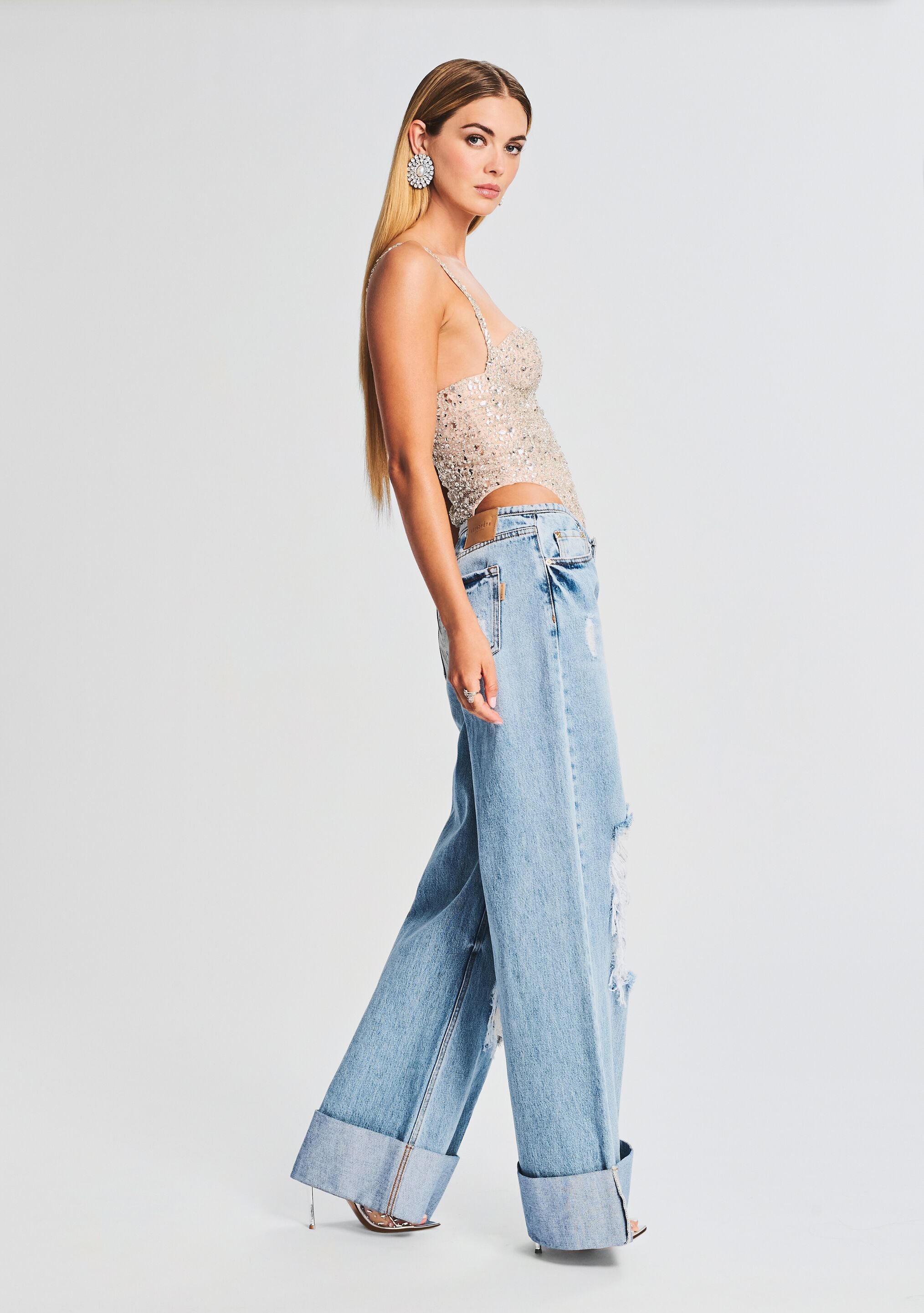 Avalon Sequin Bodysuit-Sunny Prom