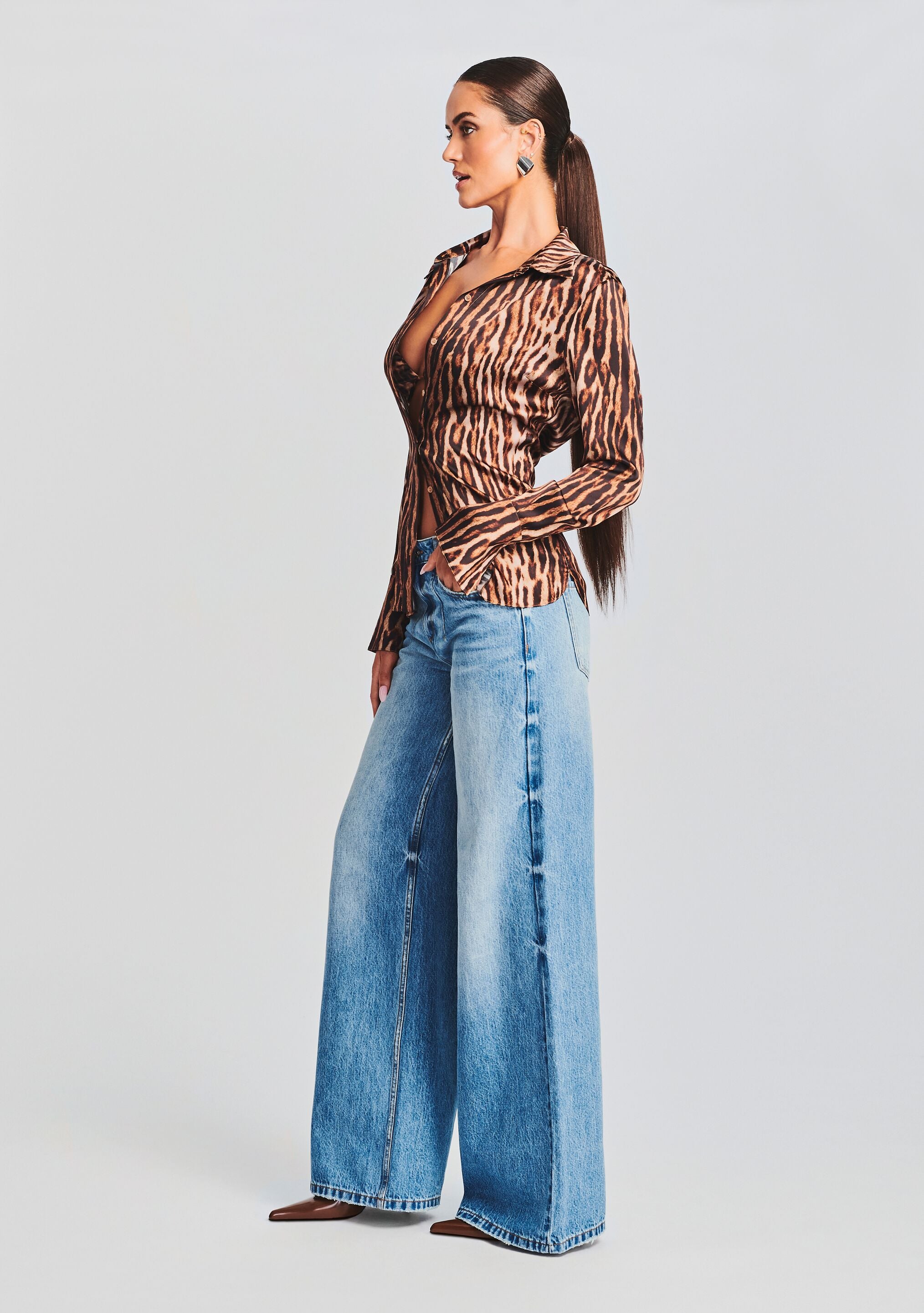 Olsen Silk Top-Sunny Prom