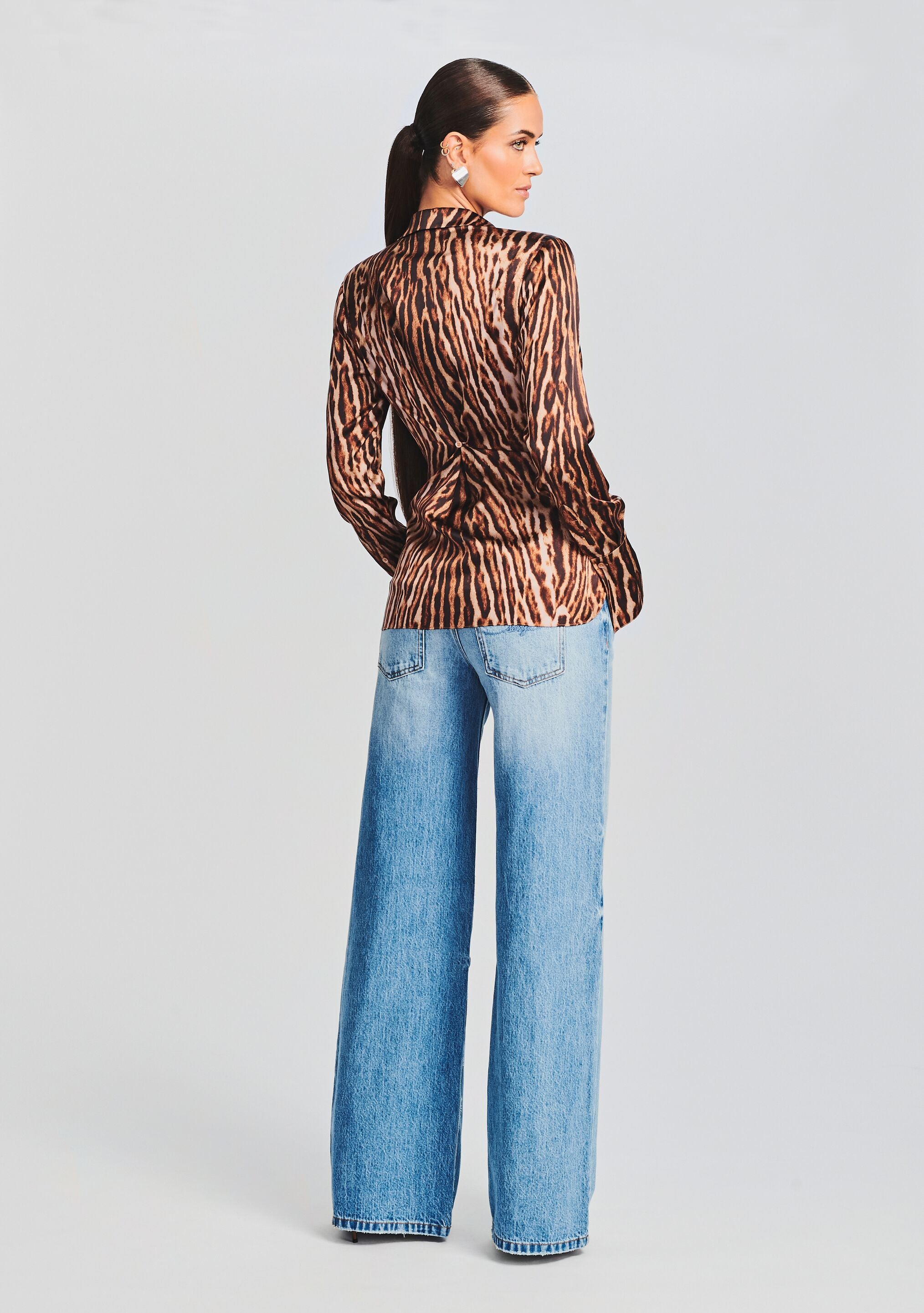 Olsen Silk Top-Sunny Prom