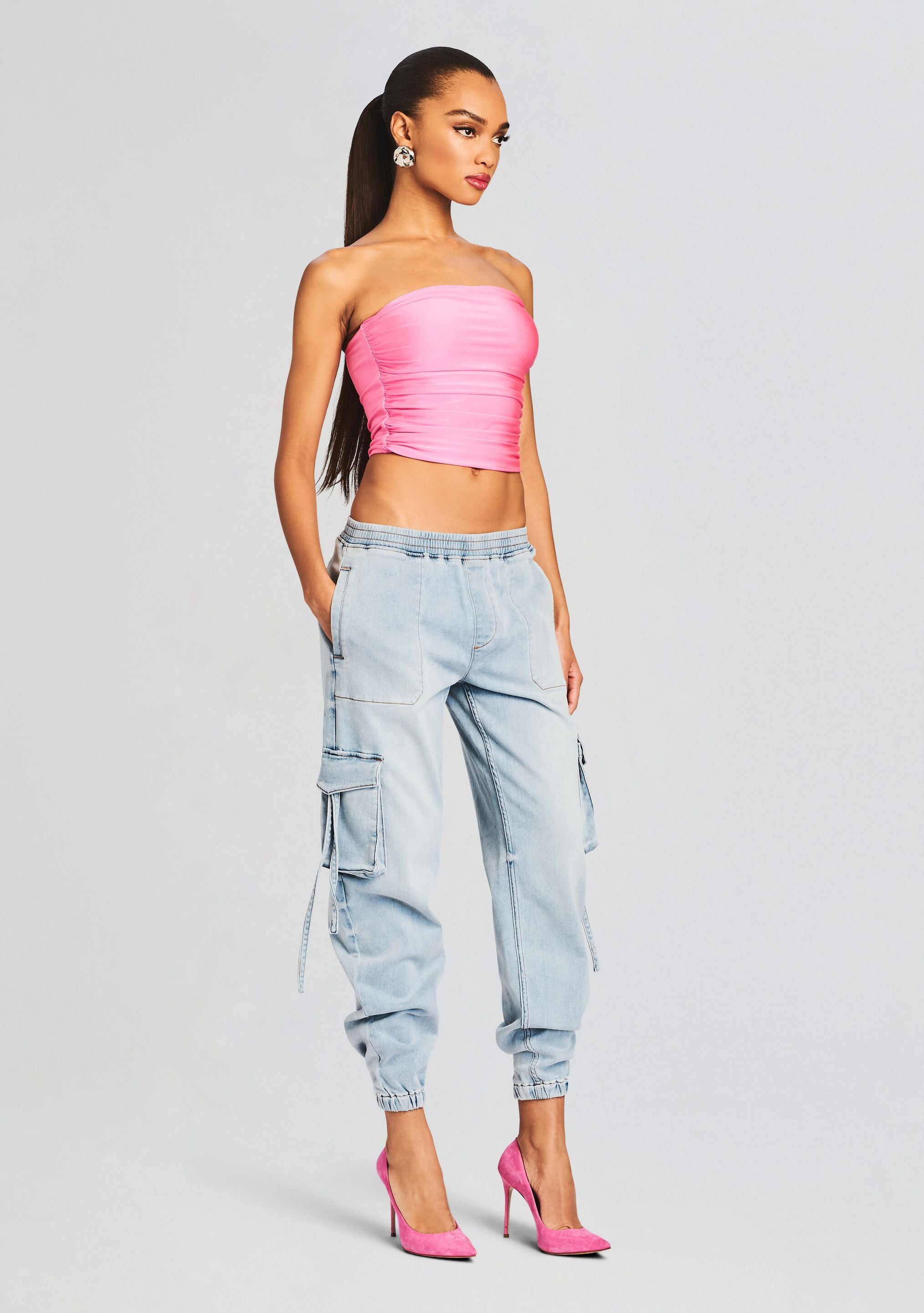 Amber Cargo Jogger-Sunny Prom