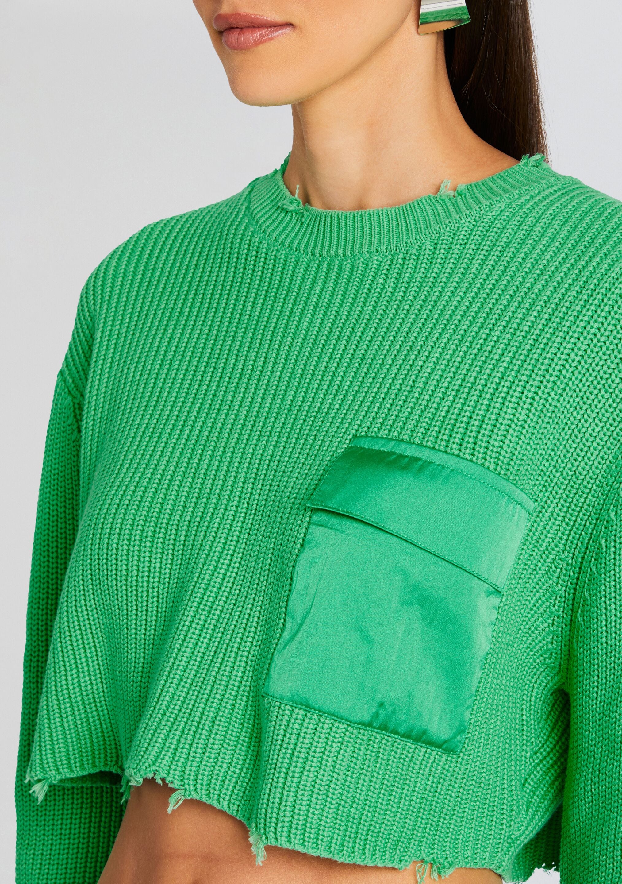 Mid Cropped Devin Sweater-Sunny Prom