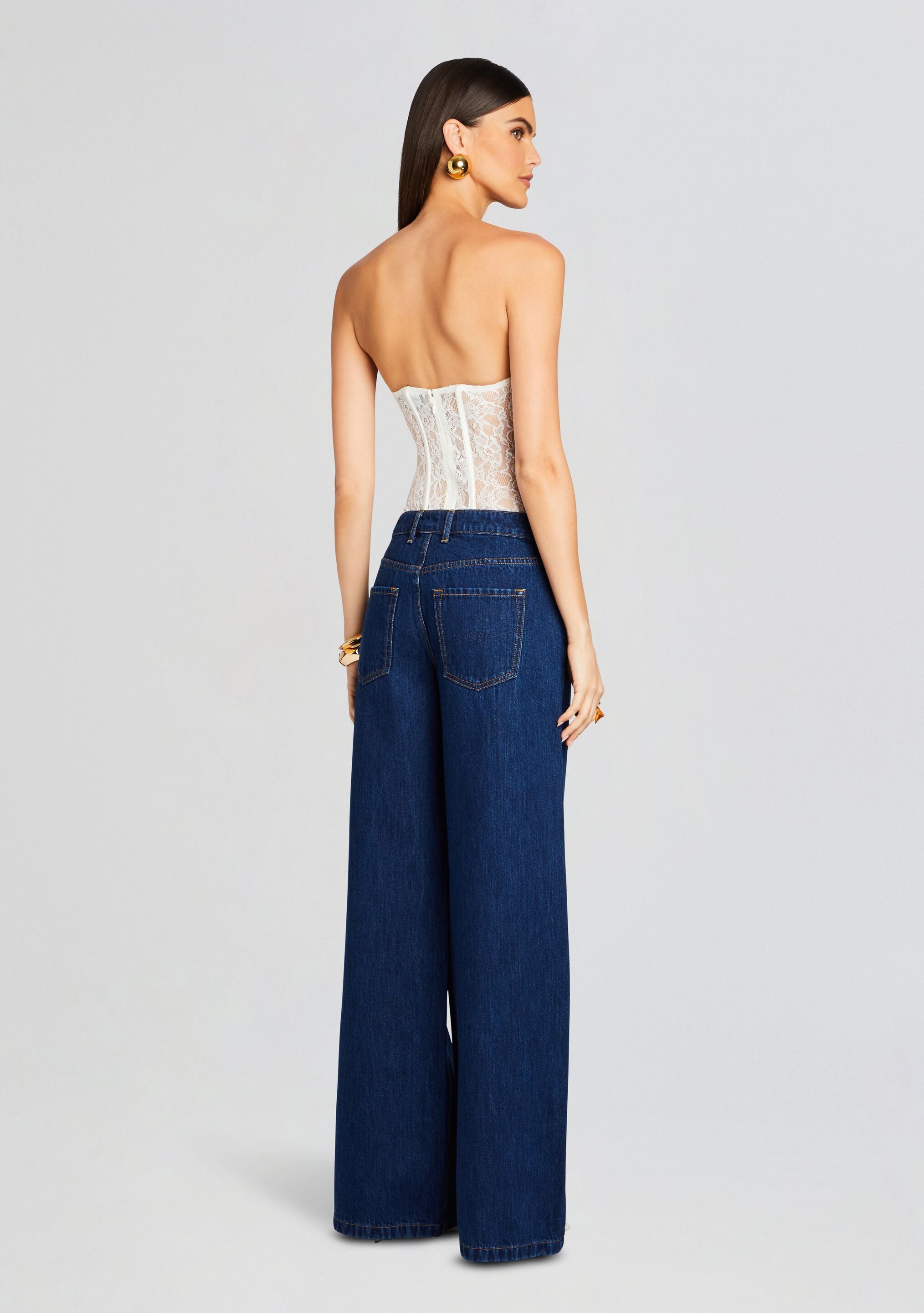 Otto Lace Bodysuit-Sunny Prom