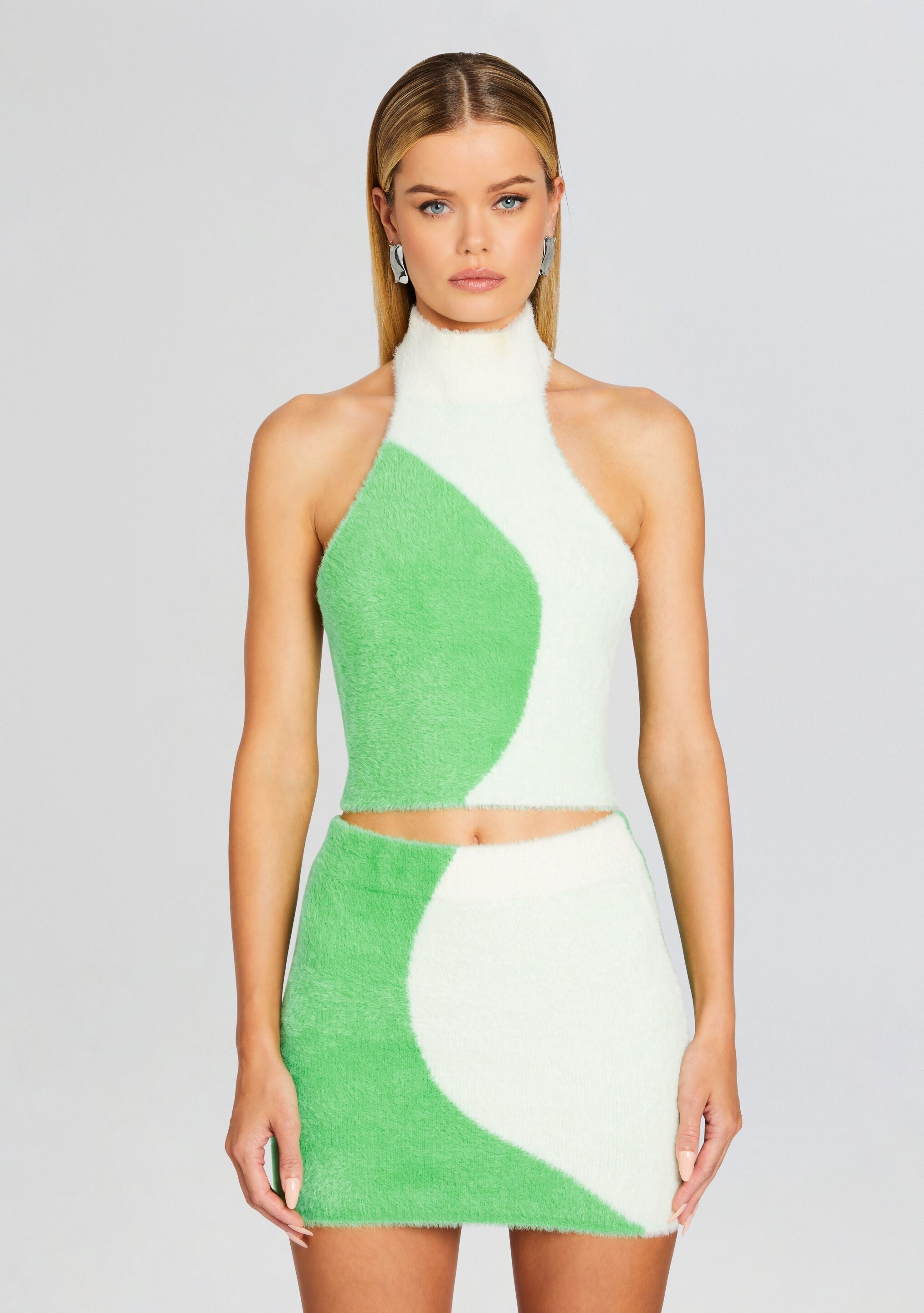 Wilma Fuzzy Crop Top-Sunny Prom