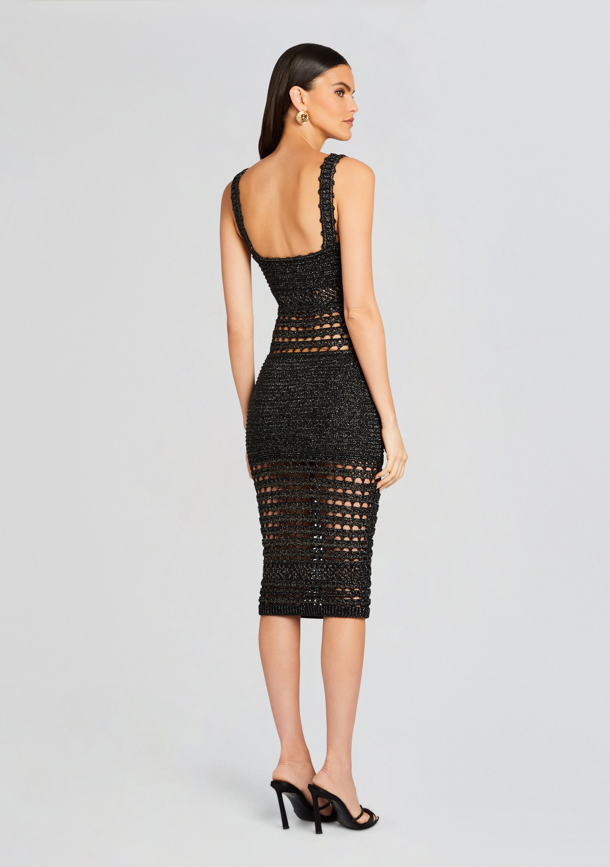 Avril Knit Crochet Dress-Sunny Prom