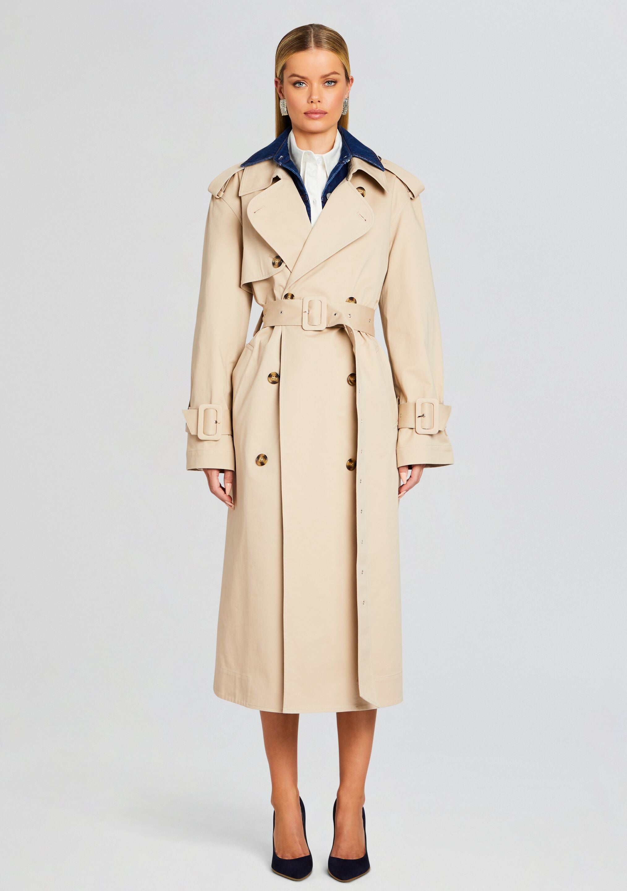 York Convertible Trench Coat-Sunny Prom