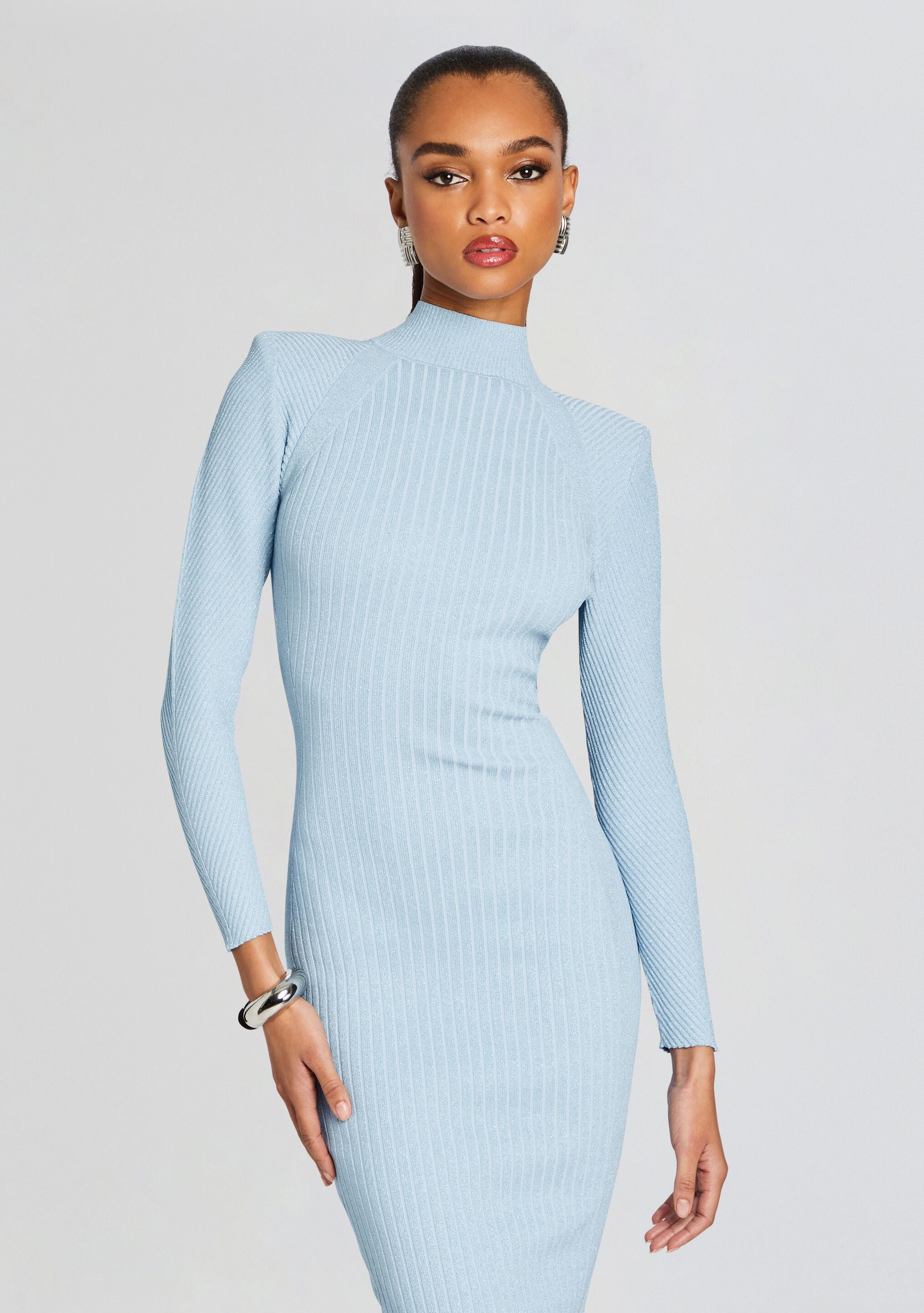 Aylin Rib Knit Dress-Sunny Prom