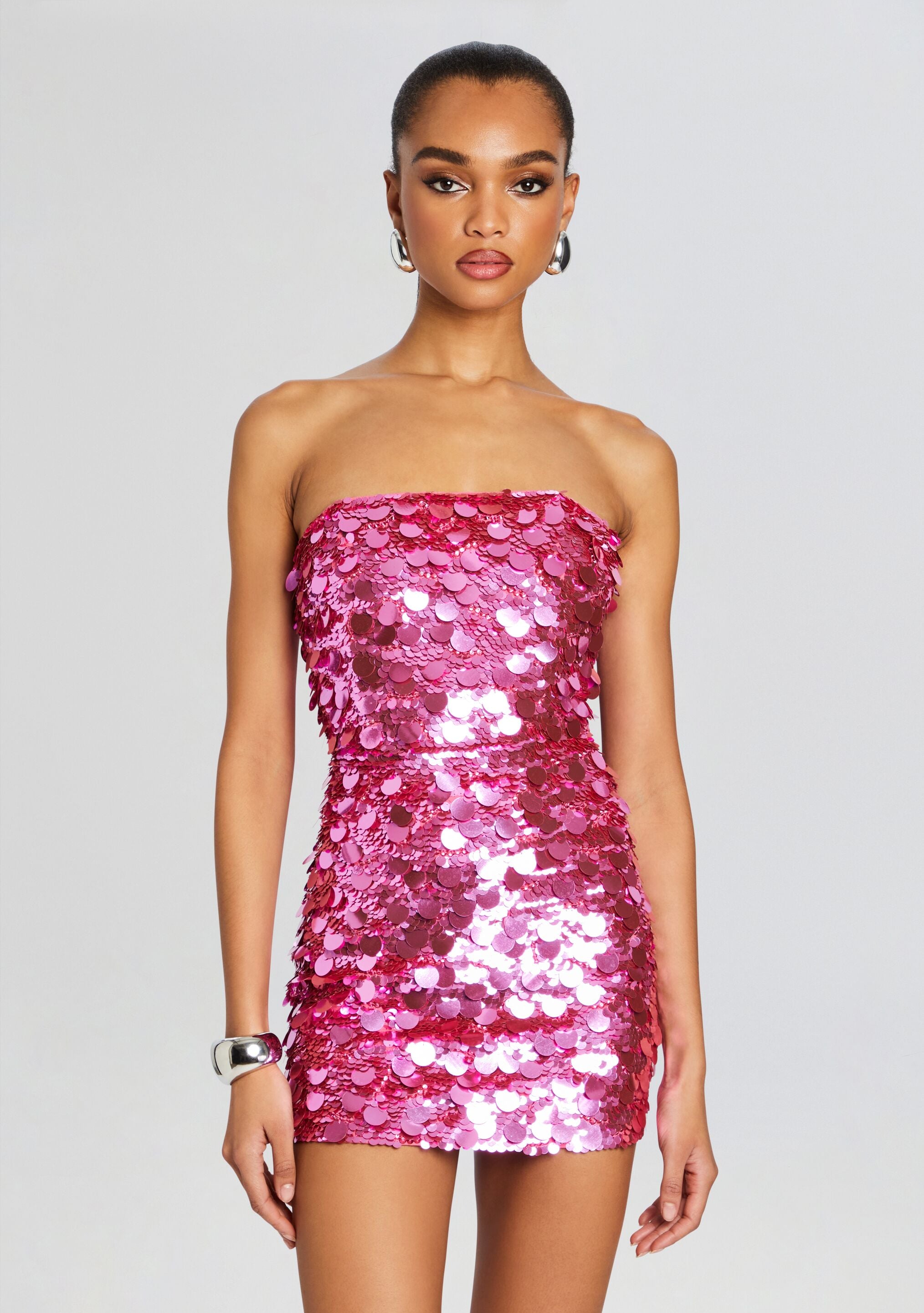 Nolia Sequin Embellished Dress-Sunny Prom