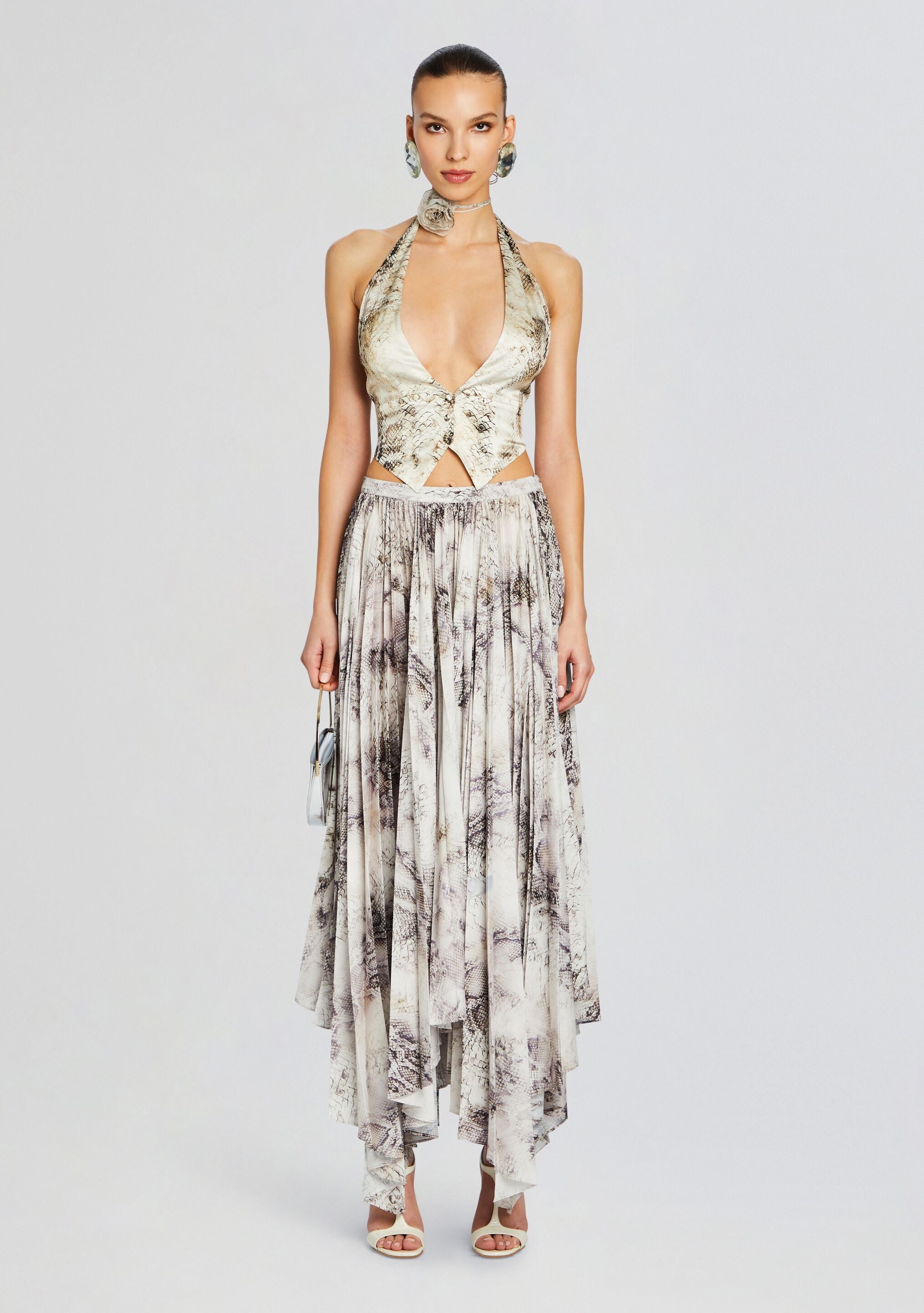 Romy Silk Vest-Sunny Prom