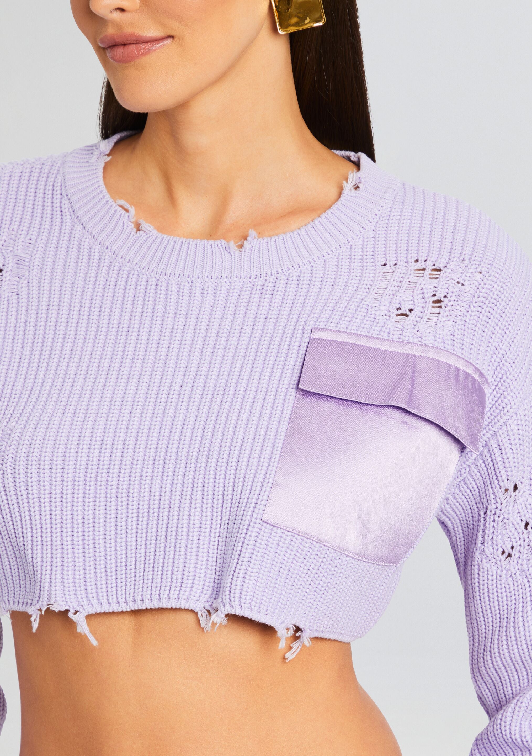 Cropped Devin Sweater-Sunny Prom