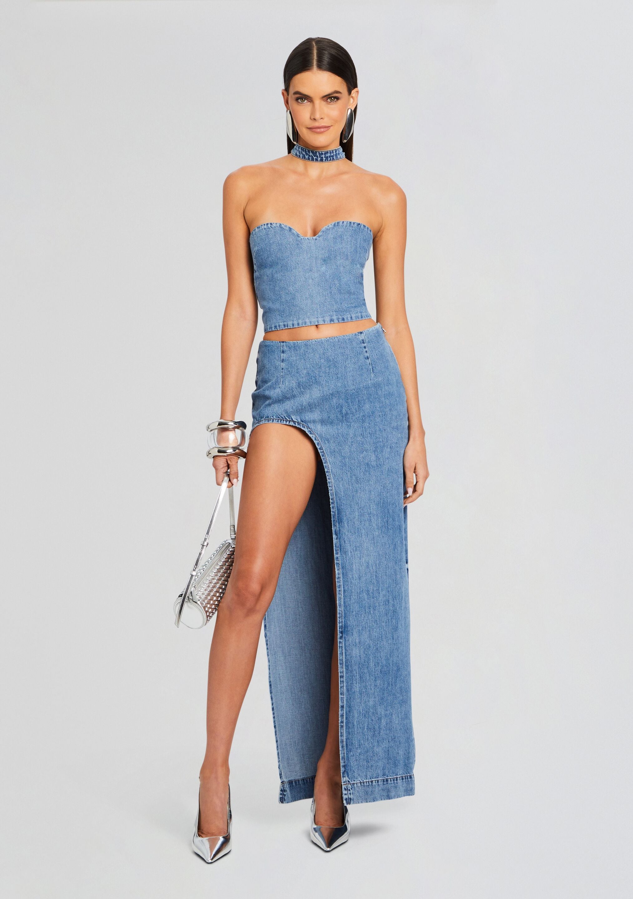 Rory Denim Top-Sunny Prom