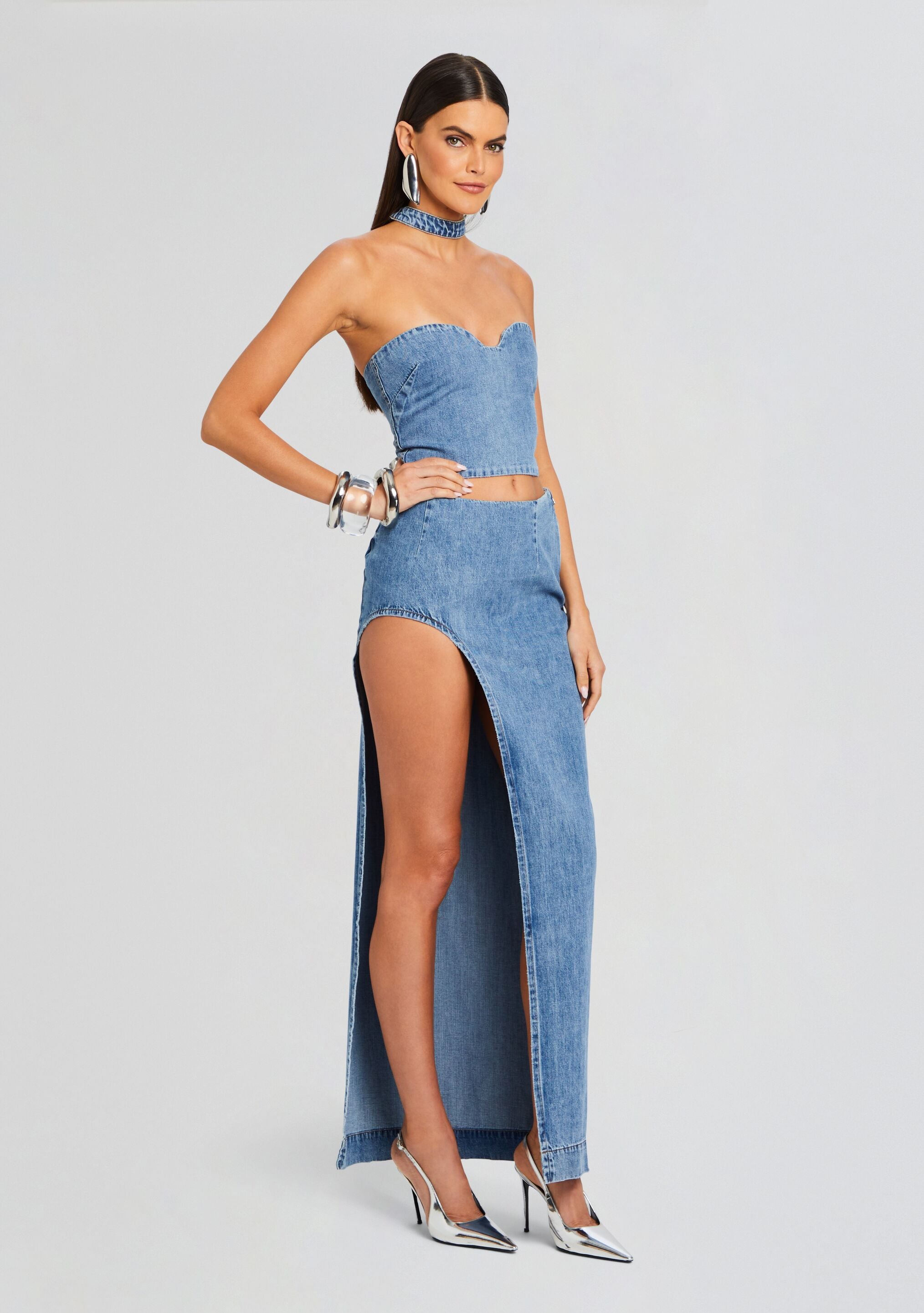 Rory Denim Top-Sunny Prom