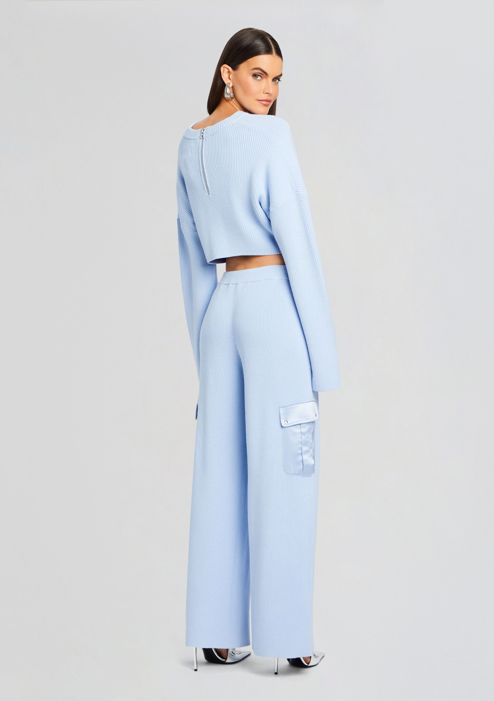 Daph Knit Cargo Pant-Sunny Prom