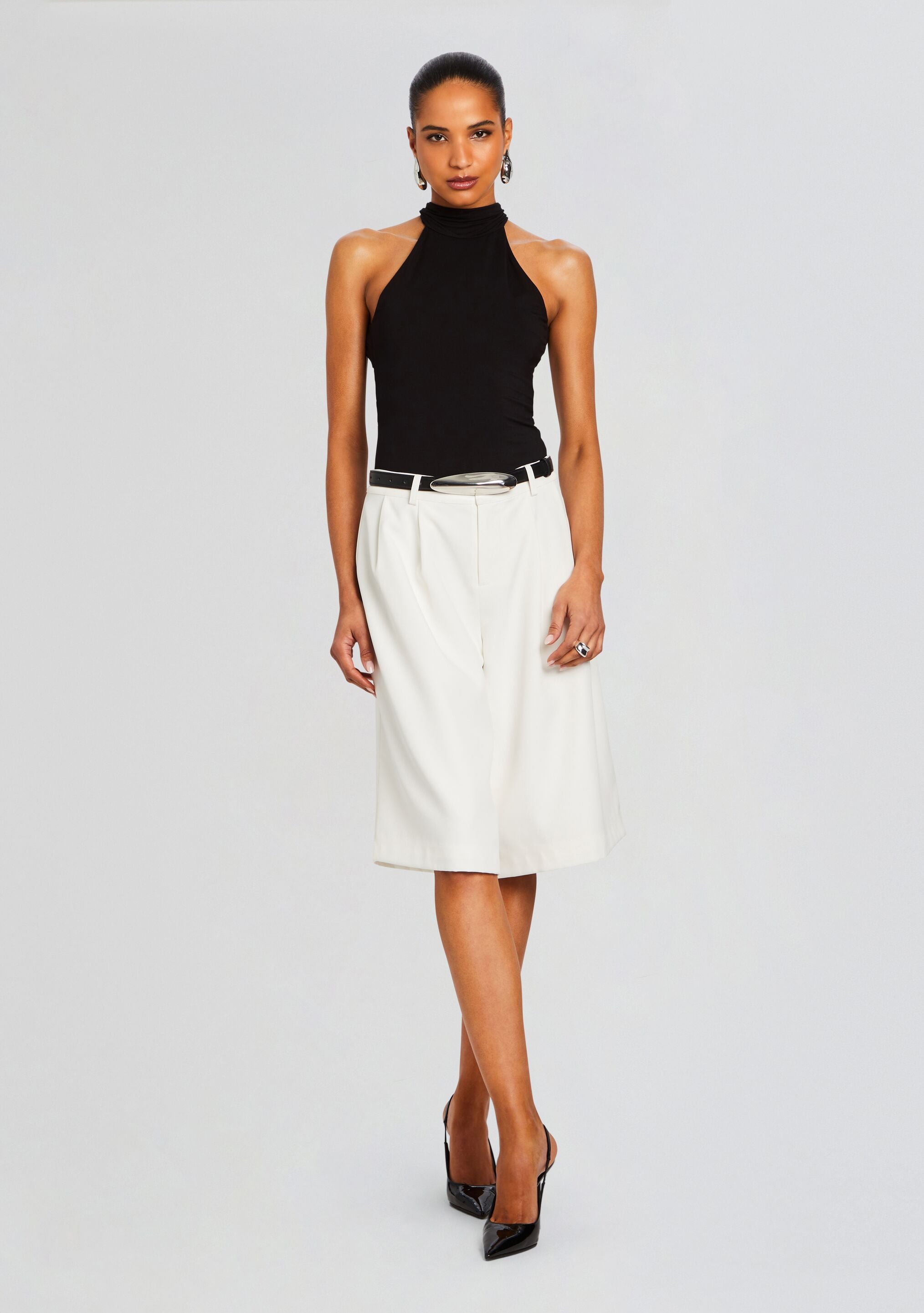 Bamboo High Neck Bodysuit-Sunny Prom